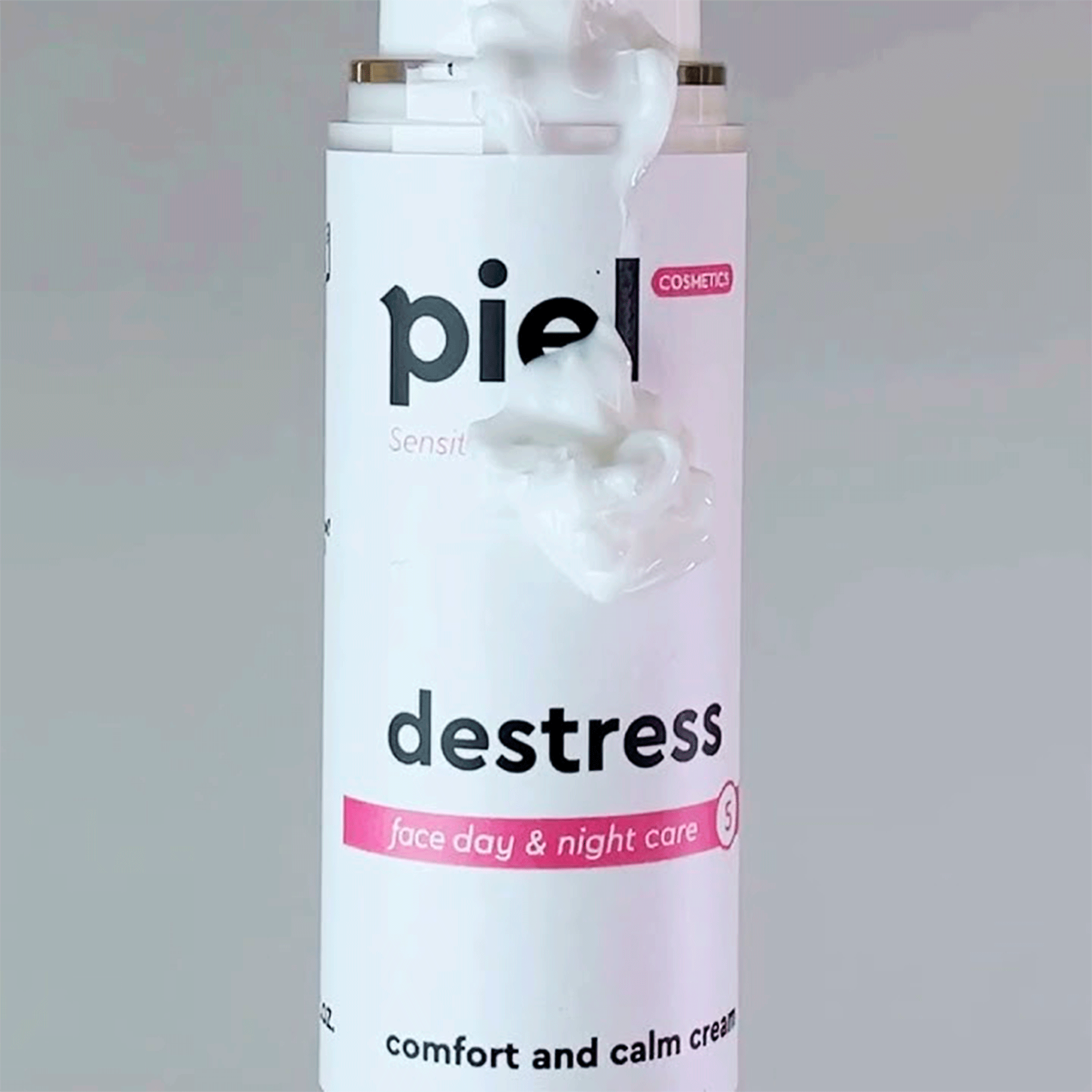 Увлажняющий крем для чувствительной кожи с натуральным SPF день/ночь Piel Cosmetics Destress Cream