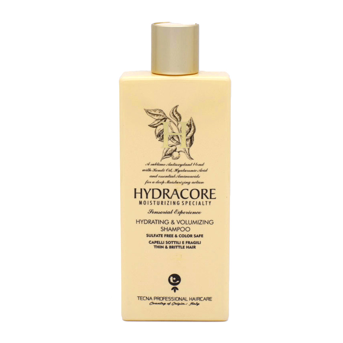 Профессиональный увлажняющий шампунь Tecna Hydracore Hydrating and Volumizing Shampoo