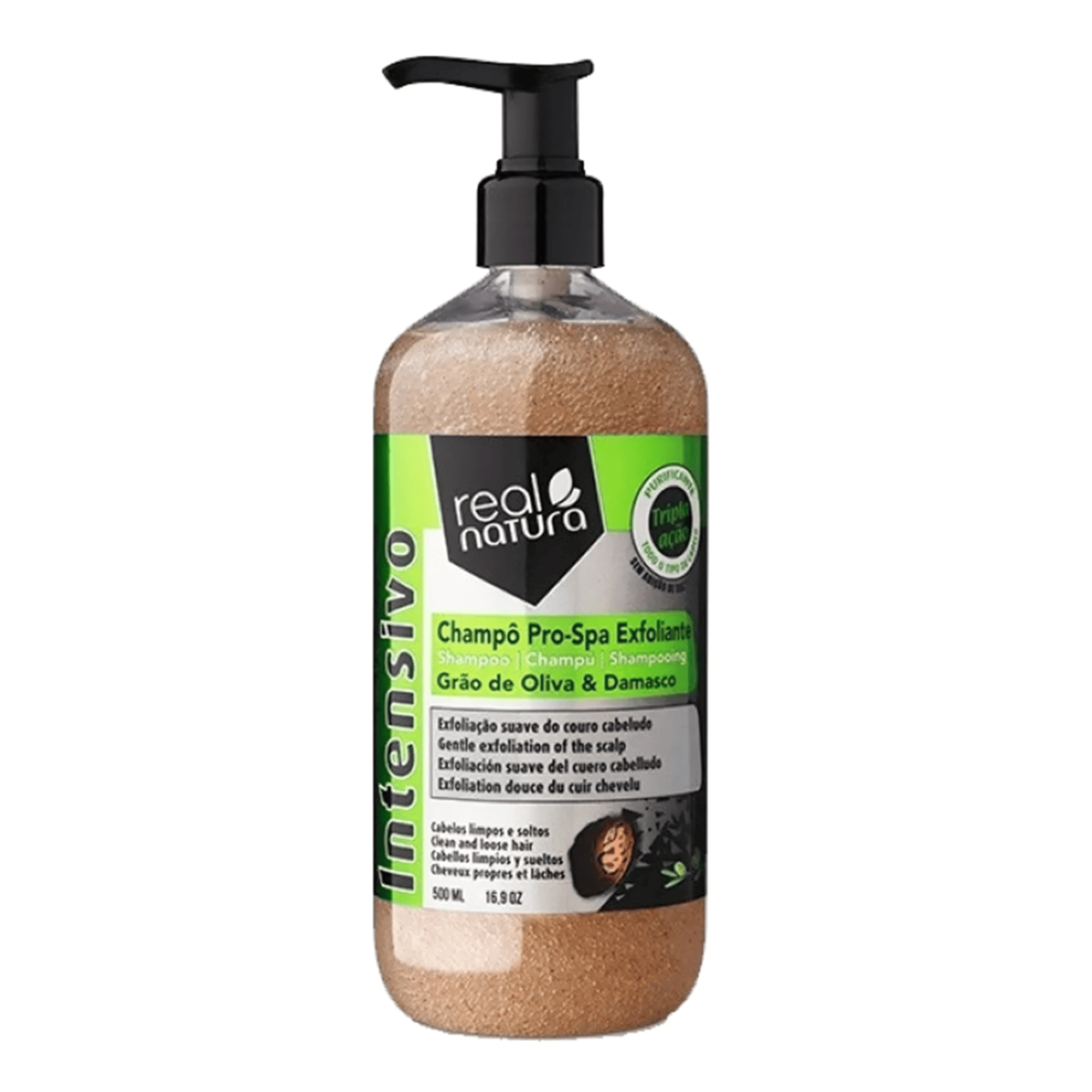 Real Natura Шампунь-скраб для глибокого очищення 