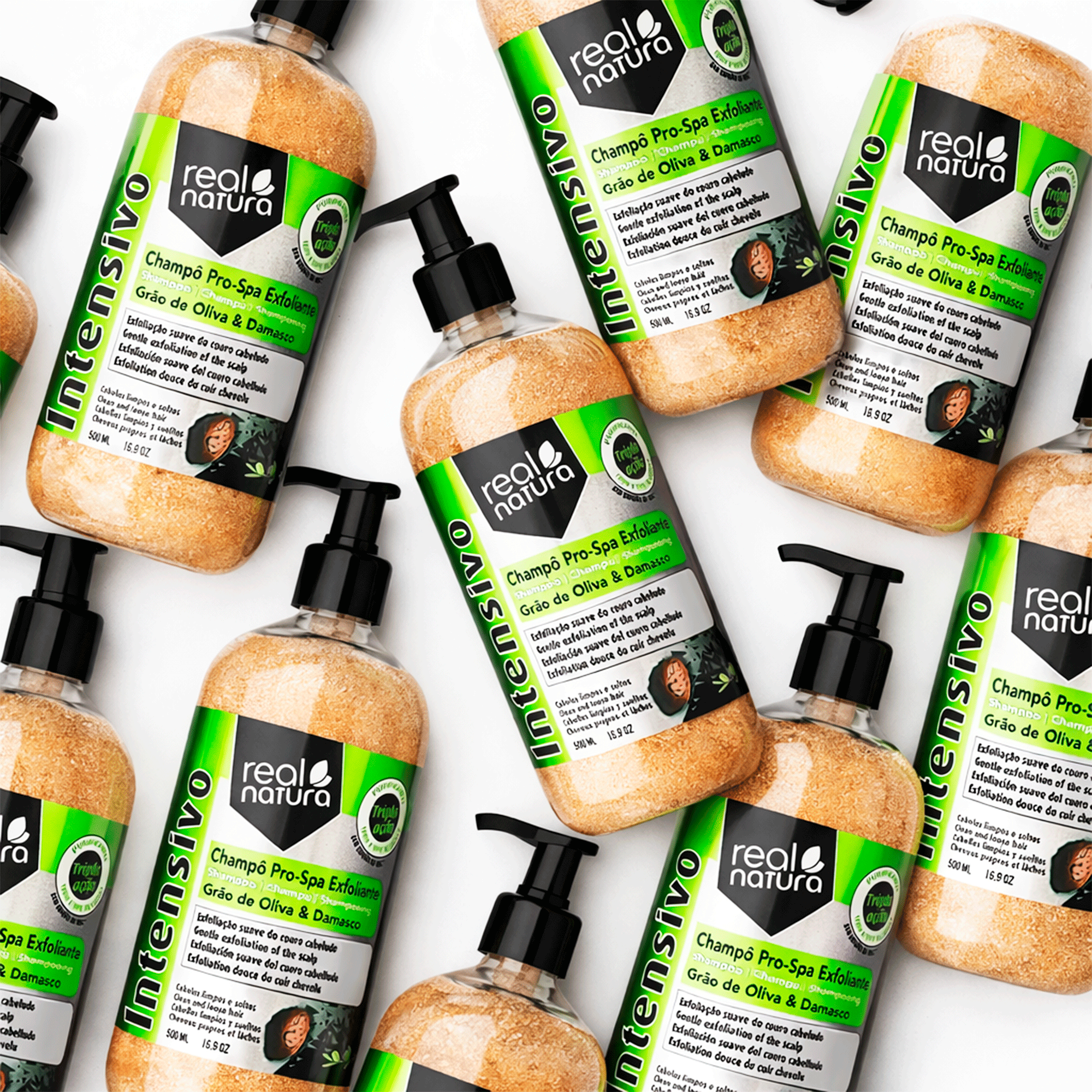 Шампунь-скраб для глибокого очищення  Real Natura Sem Sal Pro-Spa Exfoliante