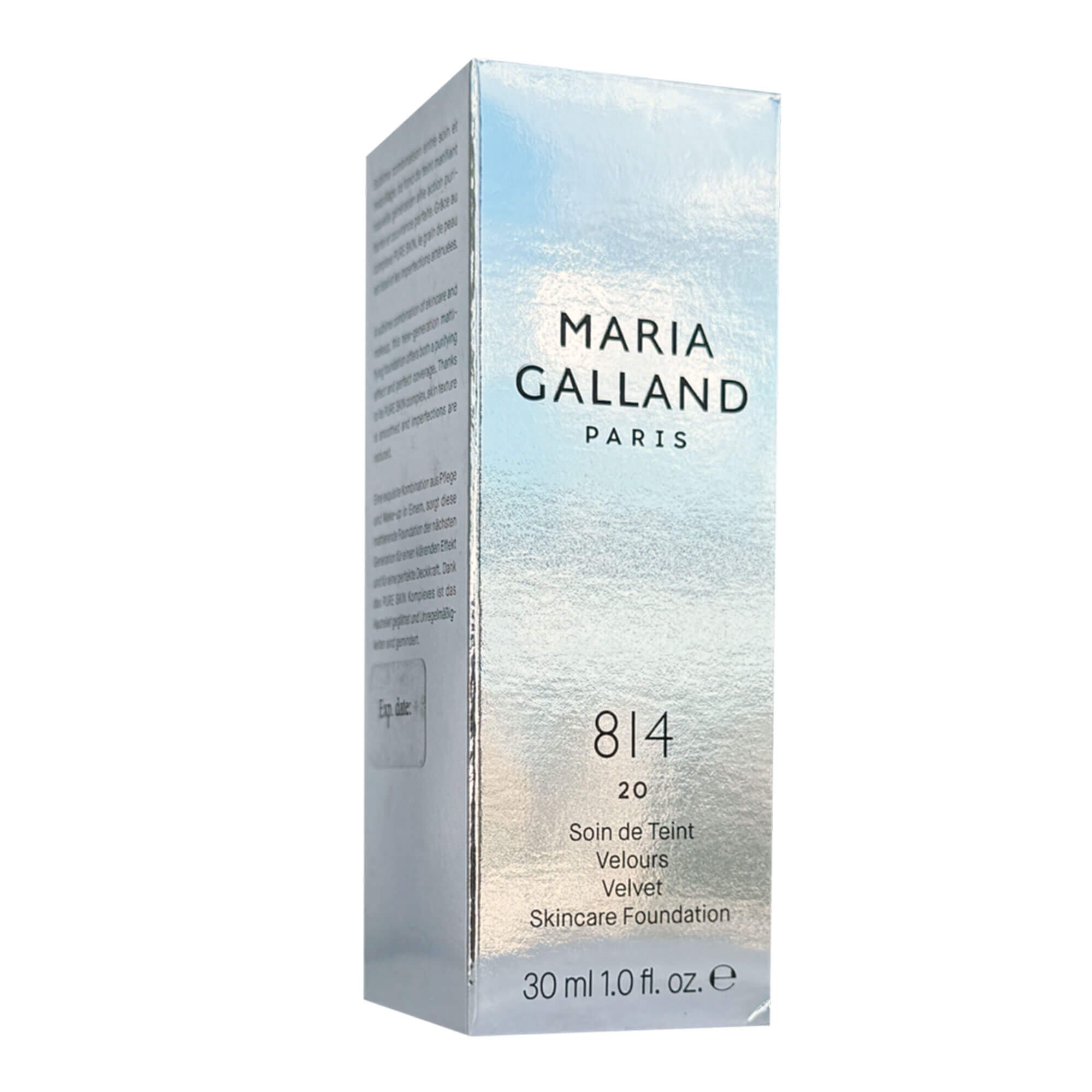 Матувальний тональний крем для жирної шкіри Maria Galland 814 Velvet Skincare Foundation Clair