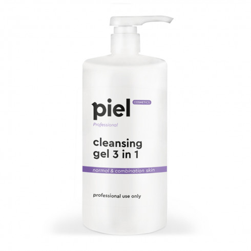 Демакияж-гель для умывания нормальной и комбинированной кожи Piel Cosmetics Cleansing Gel 3 in 1