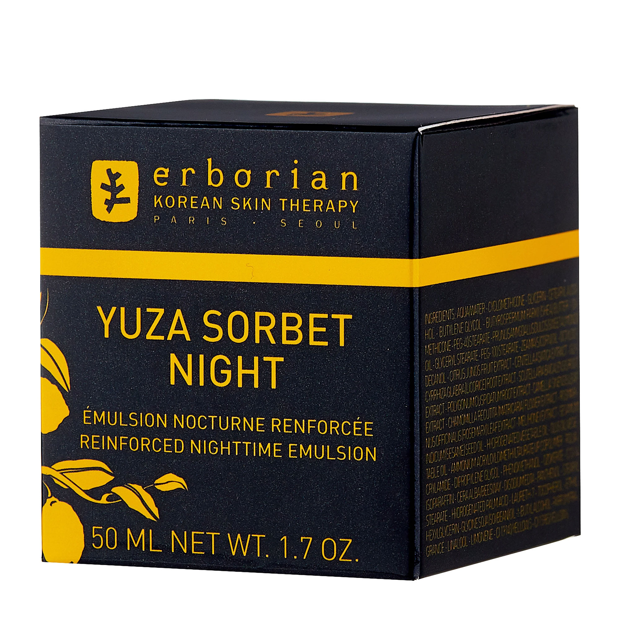 Ночной крем Erborian Yuza Sorbet Night Emulsion