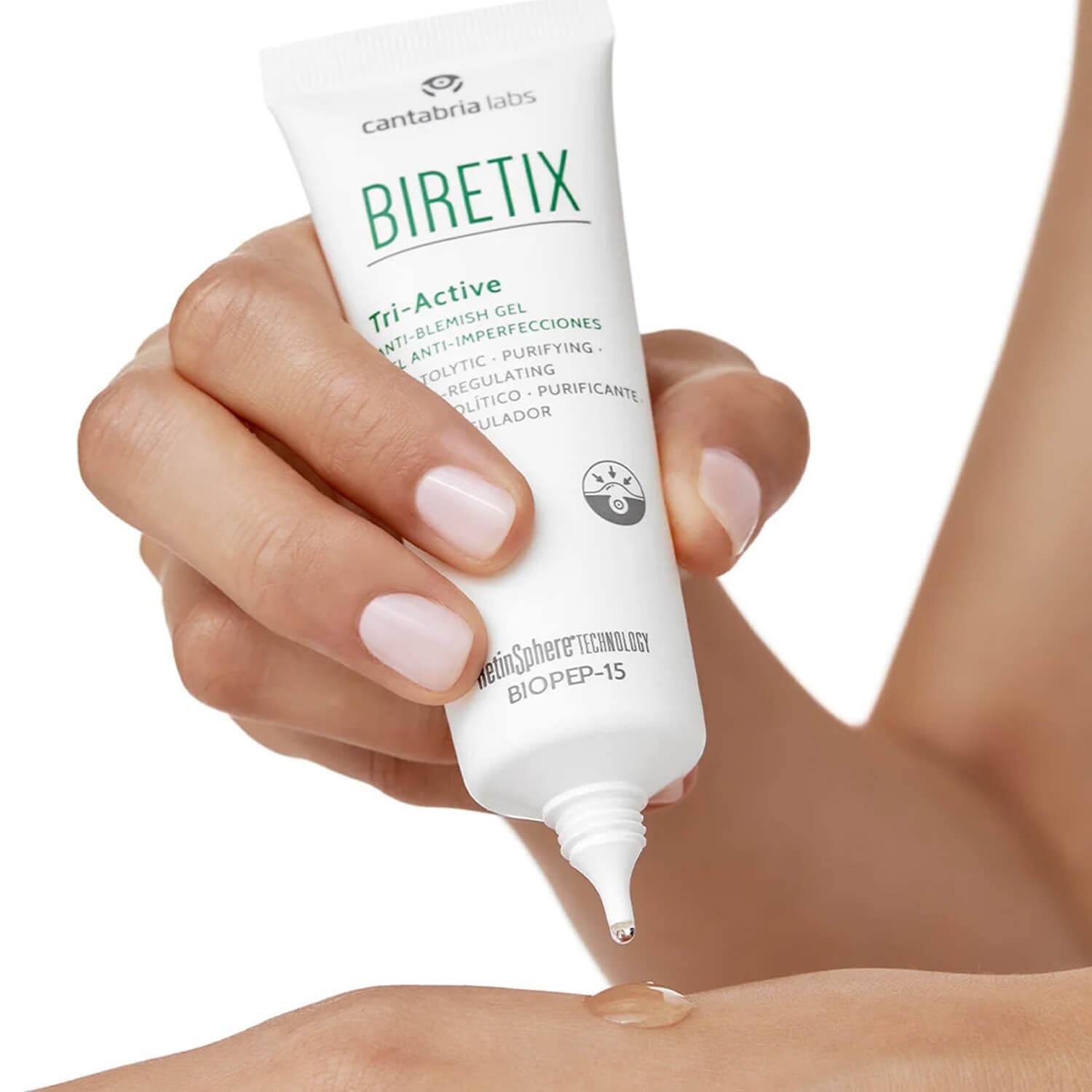 Гель три-актив для шкіри з акне Cantabria Labs Biretix Tri Active Anti-Blemish Gel