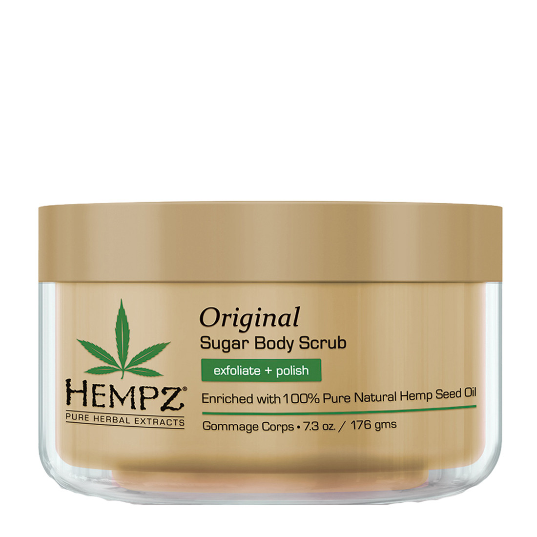 Hempz Original Herbal Sugar Body Scrub - Цукровий скраб для тіла з рослинними екстрактами