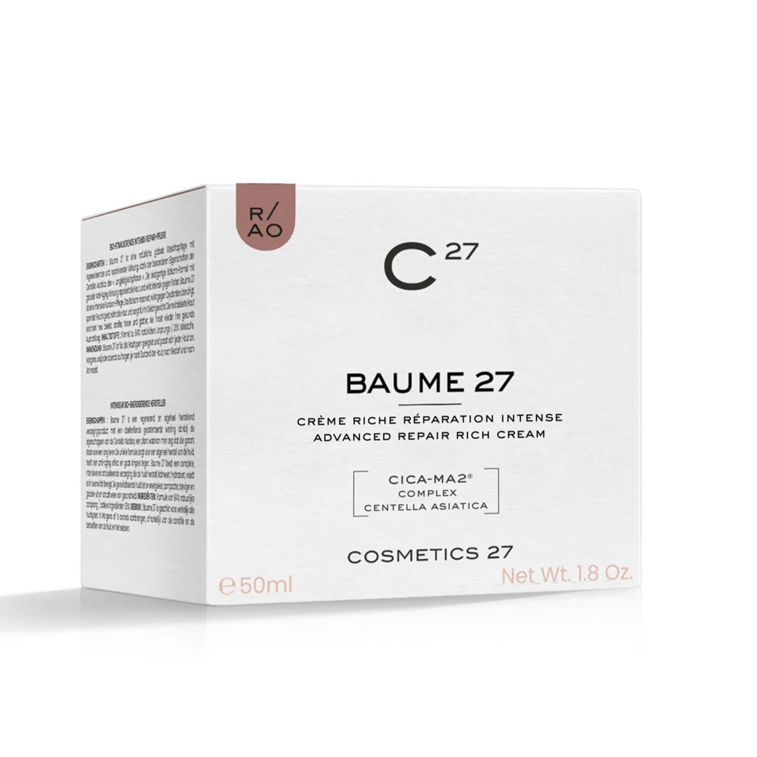 Питательный интенсивный антивозрастной крем Cosmetics 27 Baume 27 Advansed Repair Rich Cream