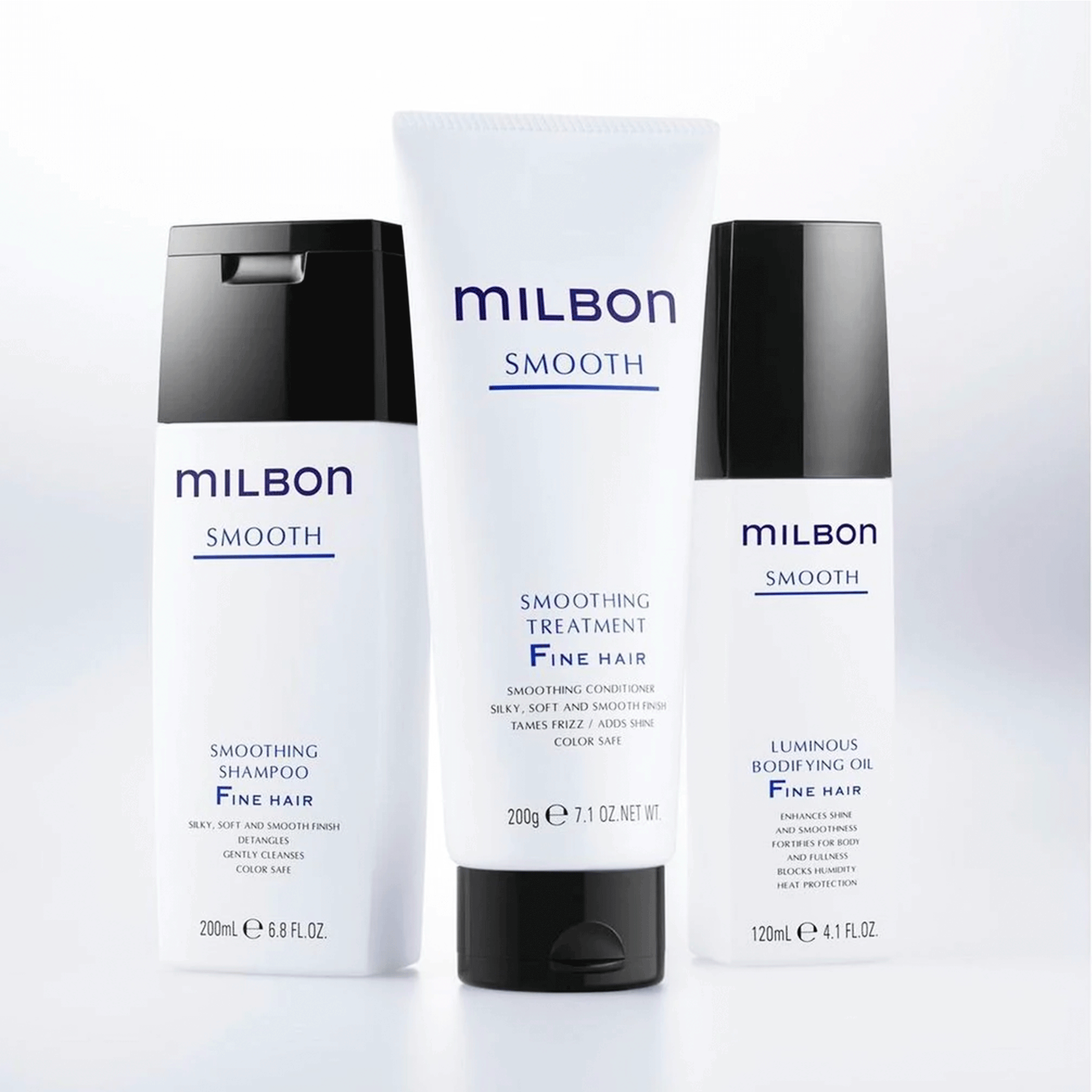 Олія для гладкості та блиску тонкого волосся Milbon Luminous Bodifying Oil Fine Hair