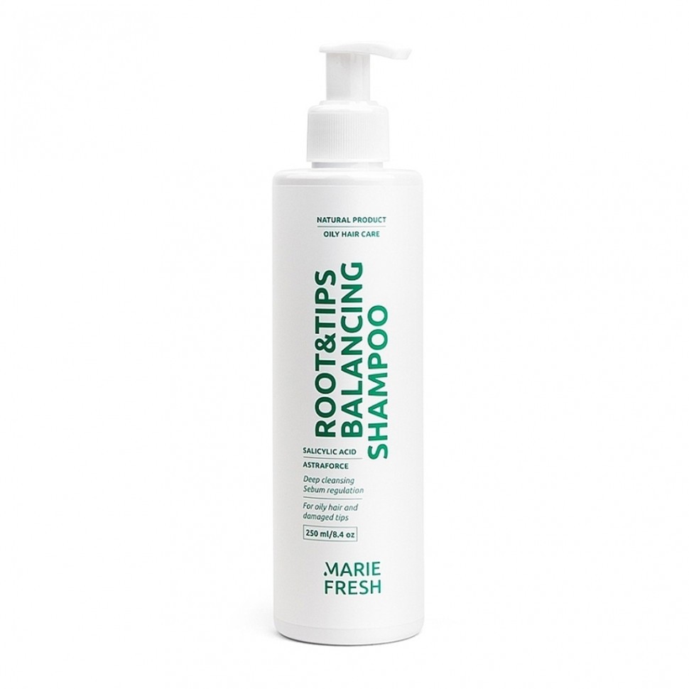Шампунь для жирних коренів і сухих кінчиків волосся Marie Fresh Cosmetics Root And Tips Balancing Shampoo