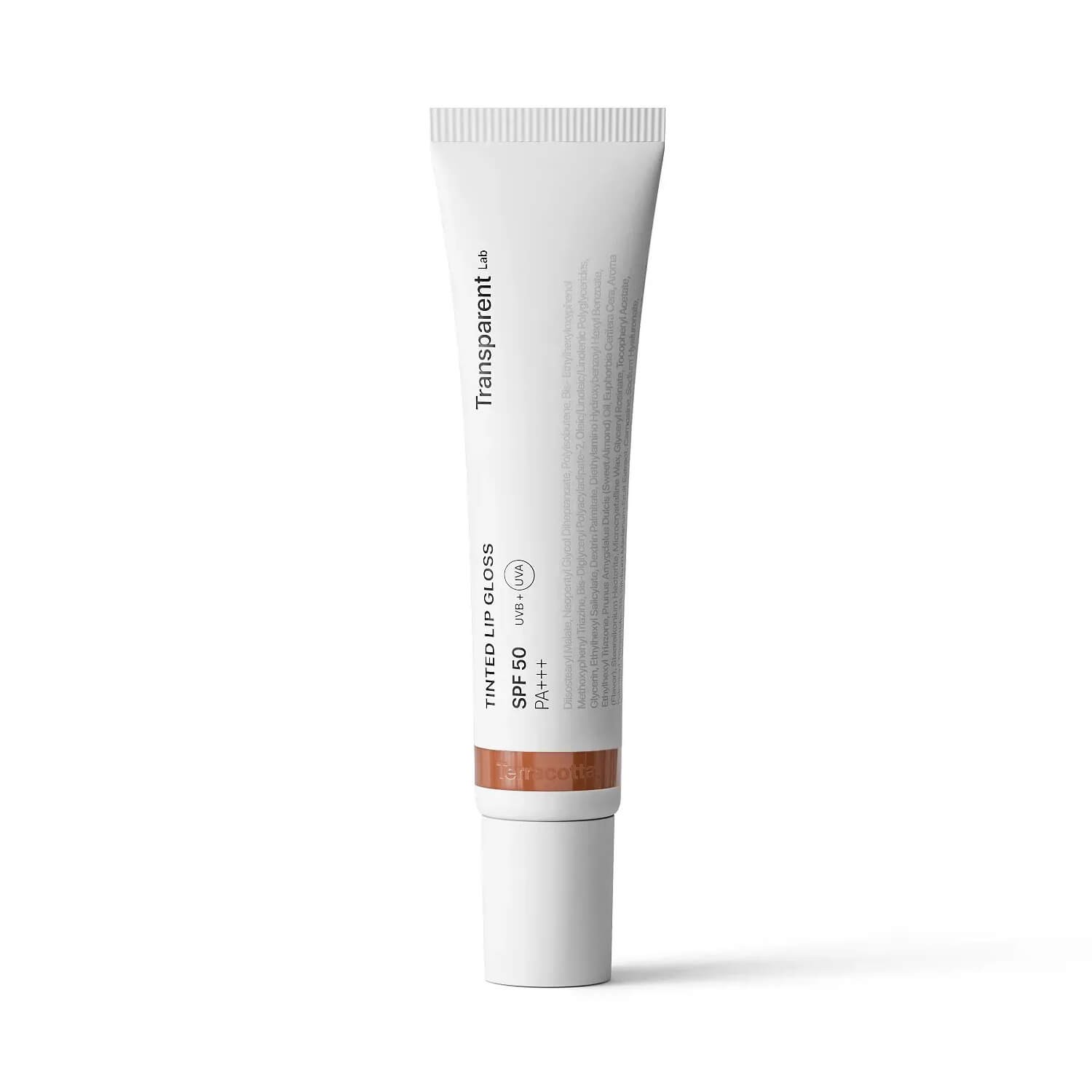 Transparent Lab Бальзам для губ с SPF 50 цвета терракота