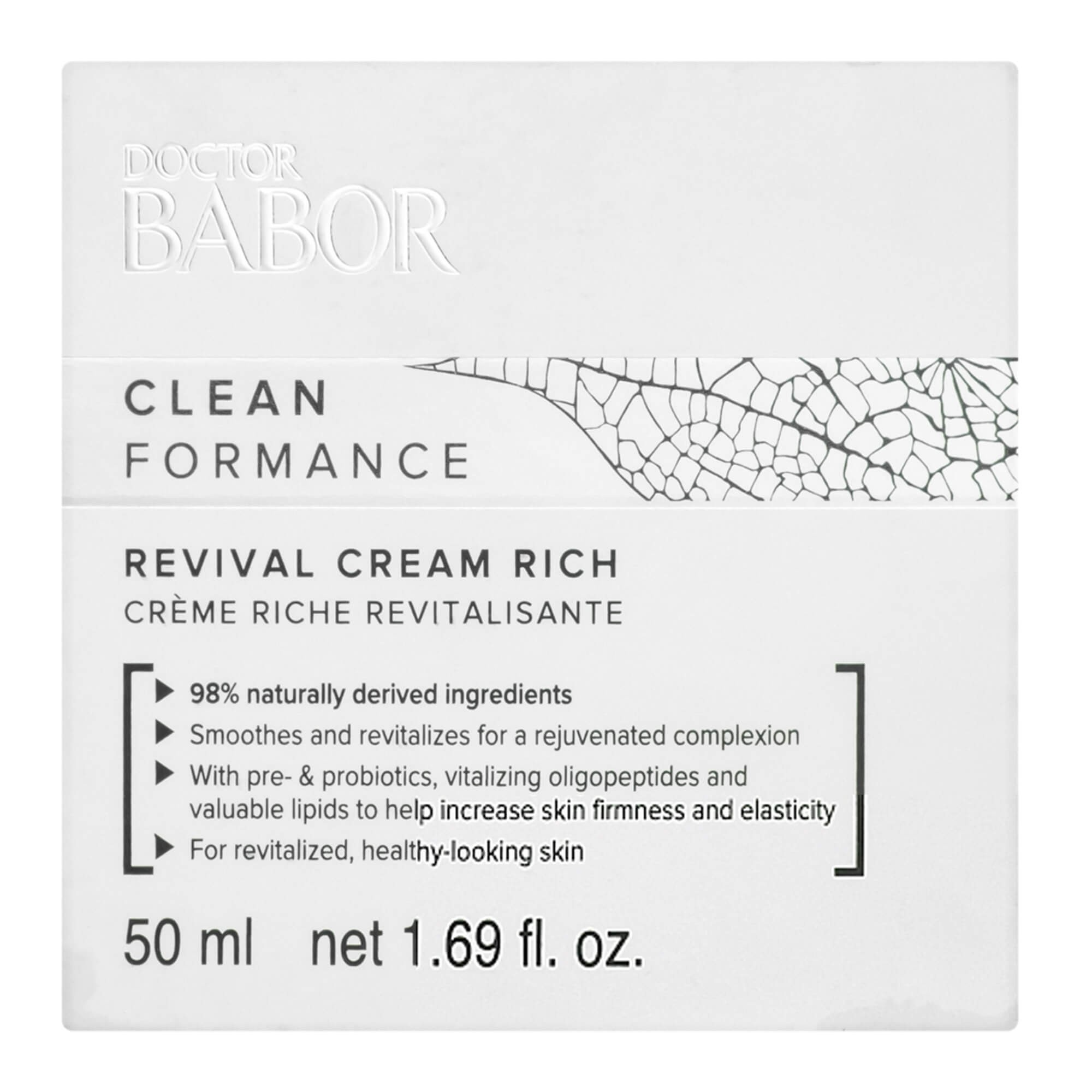 Розгладжуючий крем проти перших зморшок Babor Revival Cream Rich