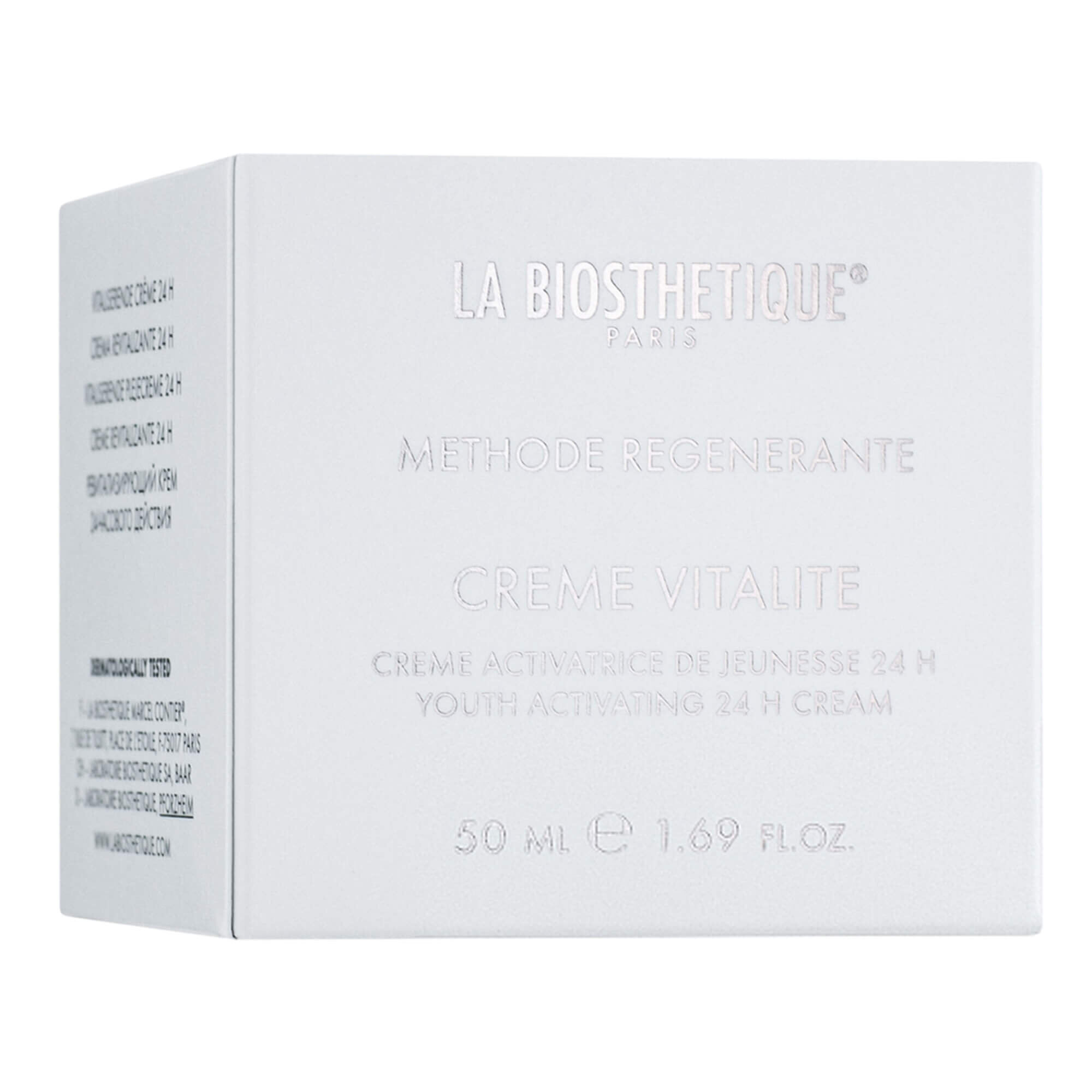 Крем интенсивный регенерирующий 24-часового действия La Biosthetique Skin Care Creme Vitalite