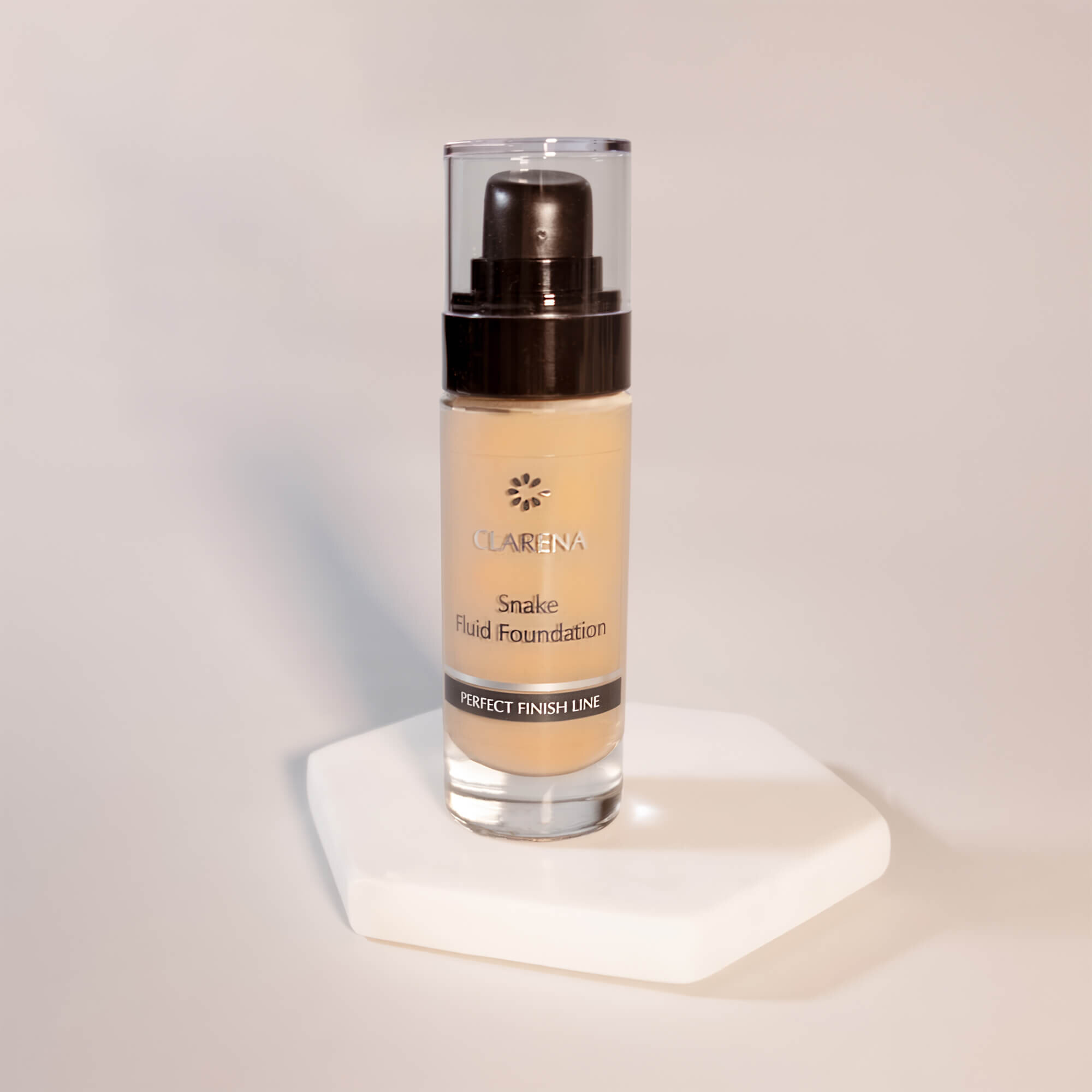 Тональный флюид для лица (натуральный) Clarena Snake Fluid Foundation Golden Tan
