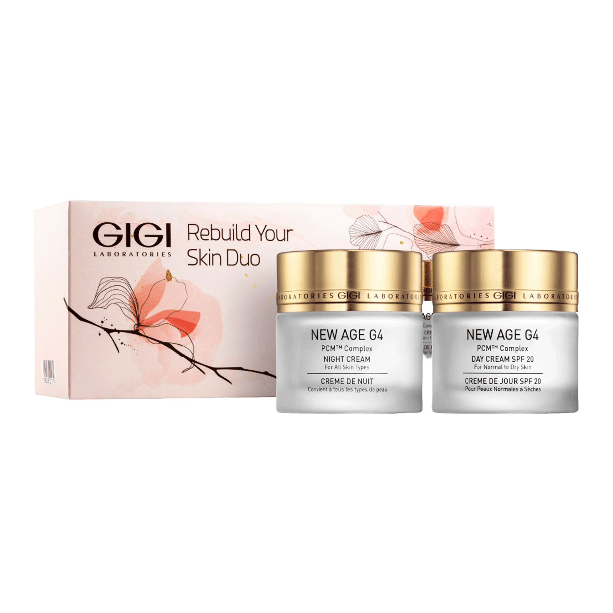 GiGi New Age G4 Rebuild Your Skin Duo - Косметический набор Сияние