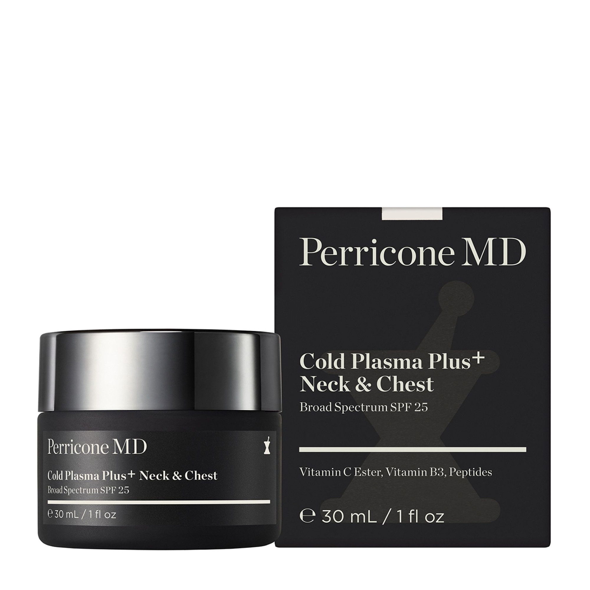 Perricone MD Cold Plasma + Neck And Chest SPF 25 - Антивіковий крем для нижньої третини обличчя та шиї з SPF25
