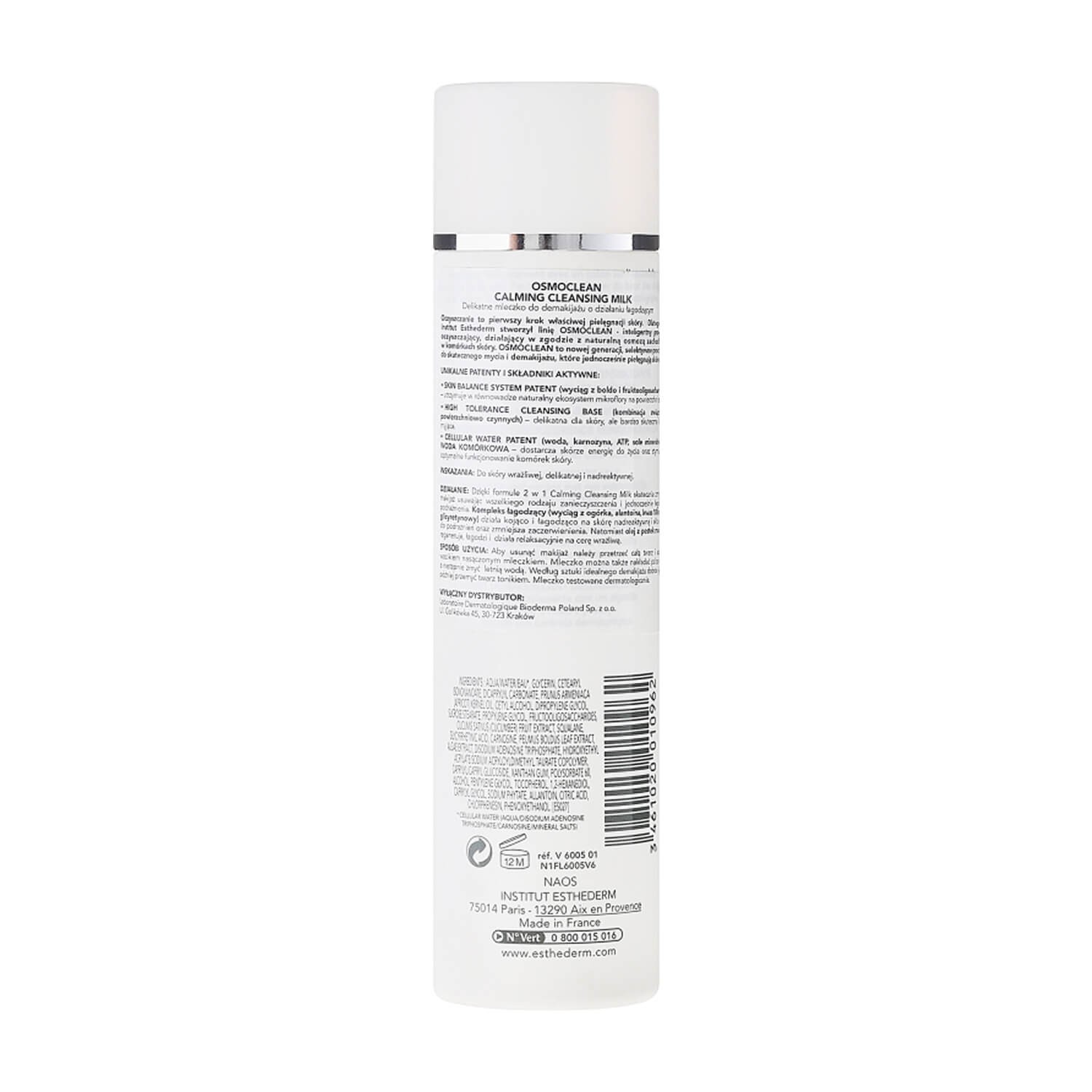 Заспокійливе молочко Institut Esthederm Calming Cleansing Milk