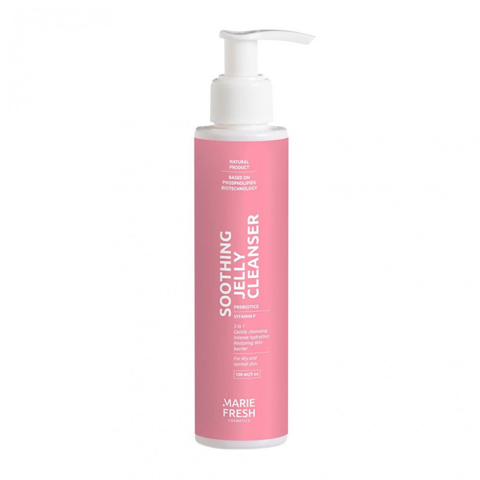 Заспокійливий гель для вмивання сухої та нормальної шкіри Marie Fresh Cosmetics Soothing Jelly Cleanser