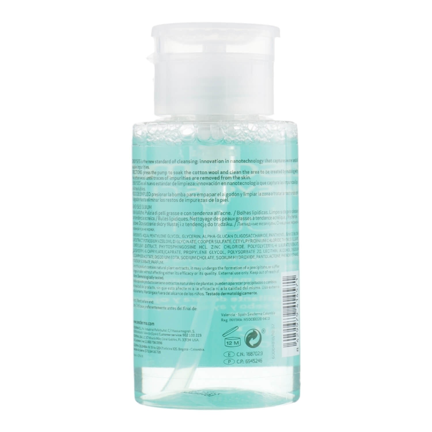 sesderma sensyses cleanser sebum

