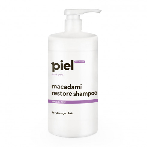 Bосстанавливающий шампунь для поврежденных волос Piel Cosmetics Macadami Restore Shampoo