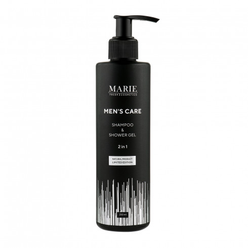 Шампунь-гель для душу 2 в 1 для чоловіків Marie Fresh Cosmetics Men's Care Shampoo And Shower Gel