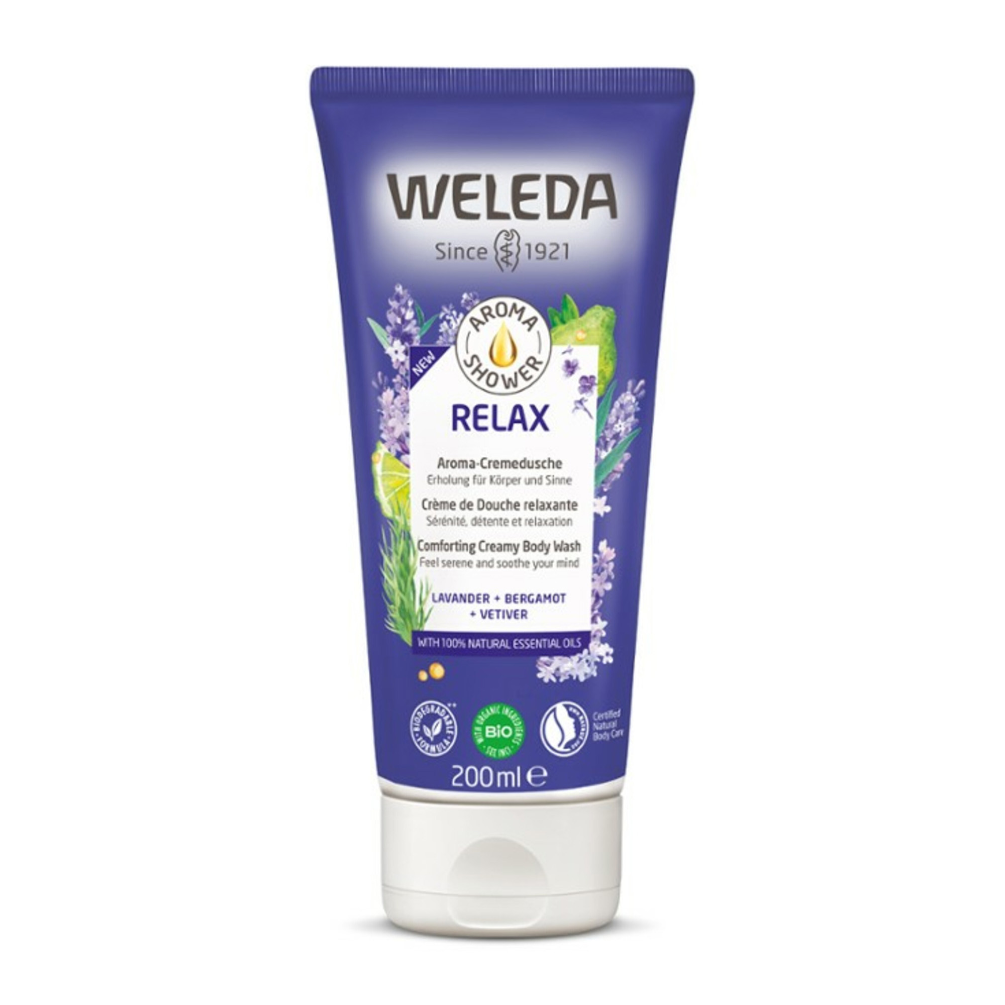 Weleda Aroma Relax Comforting Creamy Body Wash - Гель для душу 