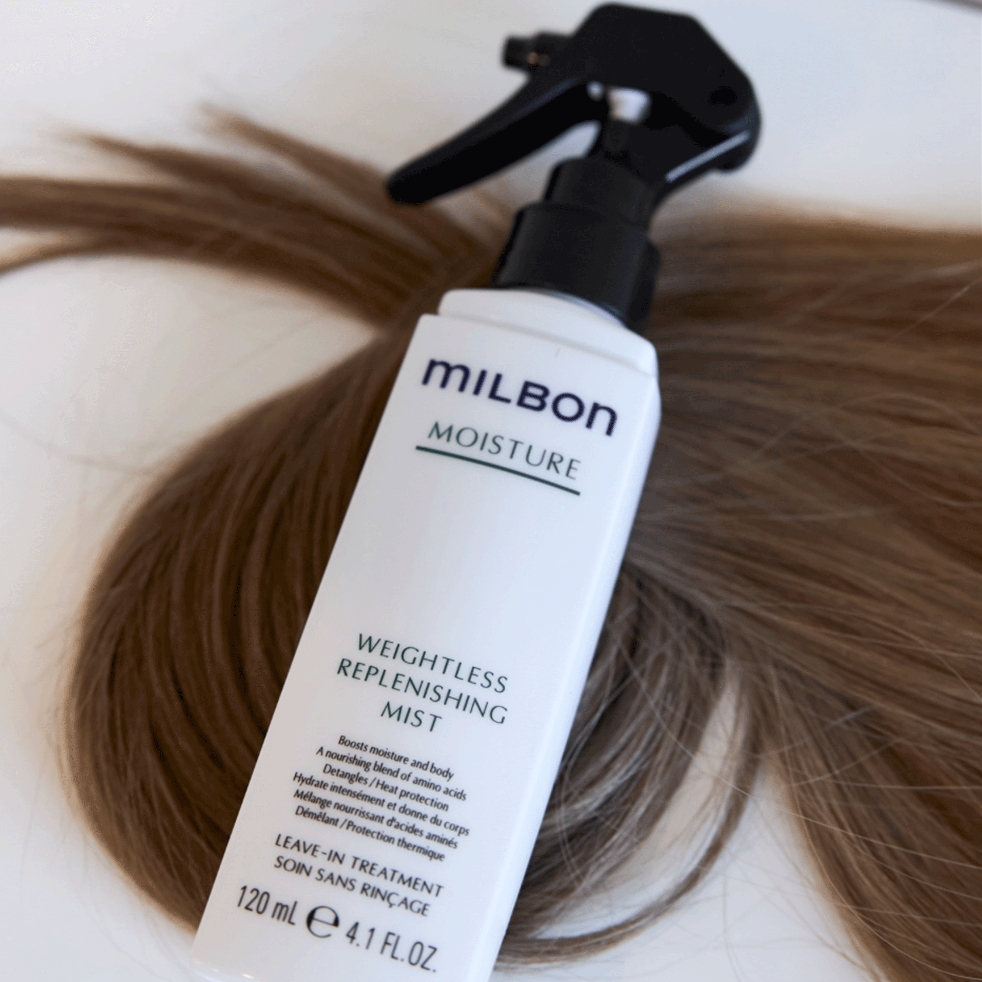 Спрей для увлажнения и блеска Milbon Weightless Replenishing Mist