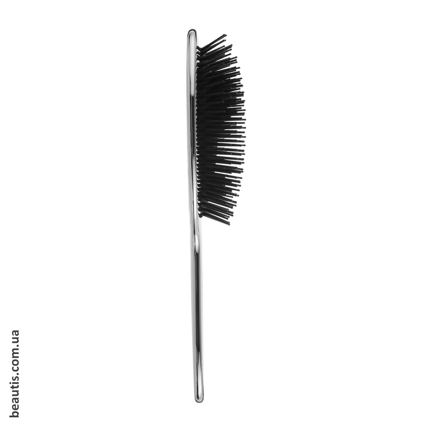 Гребінець хром із щетиною кабана Janeke Mini Hair Brush Chrome XS