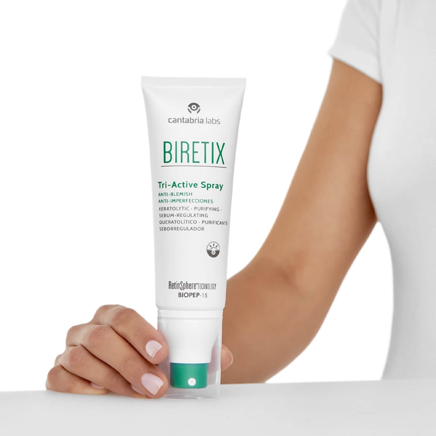 Спрей три-актив анти-акне  Cantabria Labs Biretix Tri Active Spray Anti-Blemish