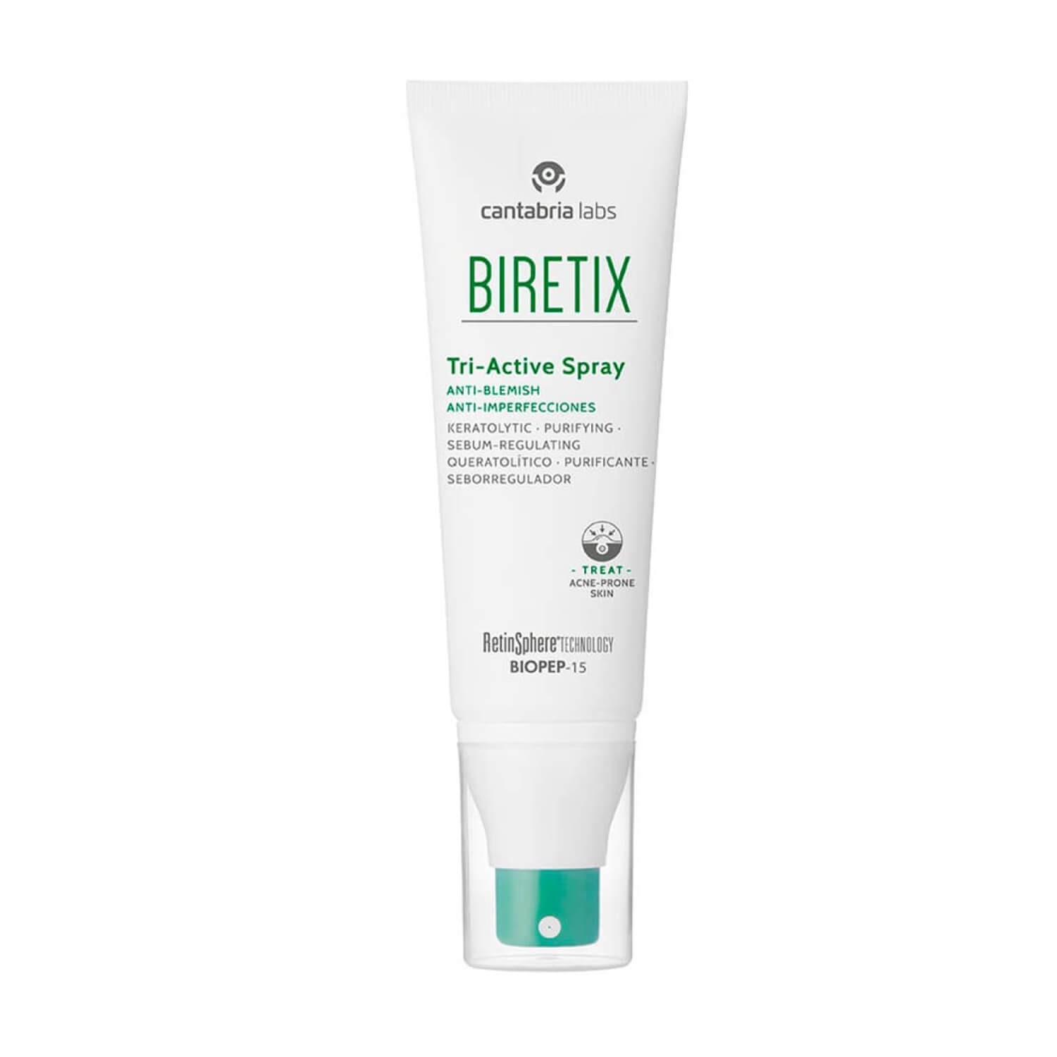 Спрей три-актив анти-акне  Cantabria Labs Biretix Tri Active Spray Anti-Blemish