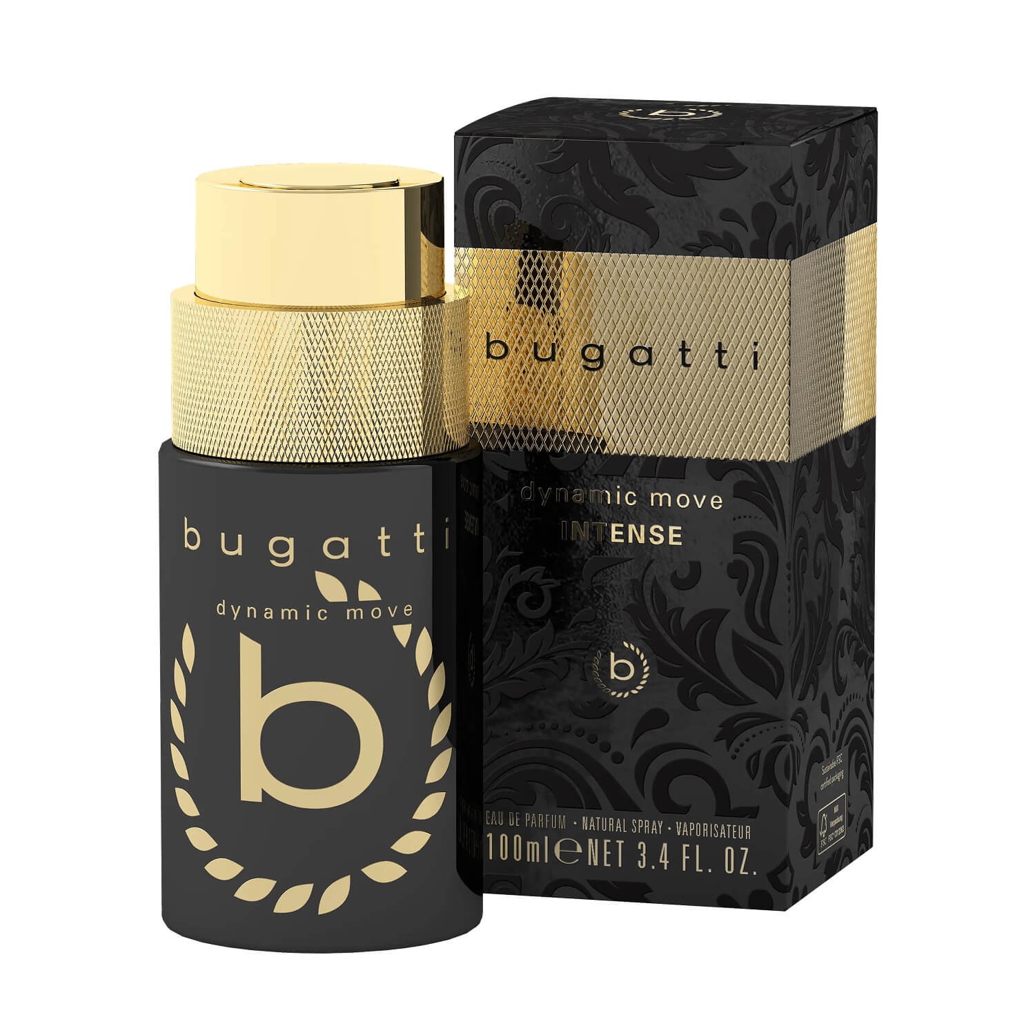 Bugatti Dynamic Move Intense for him - Интенсивная парфюмированная вода