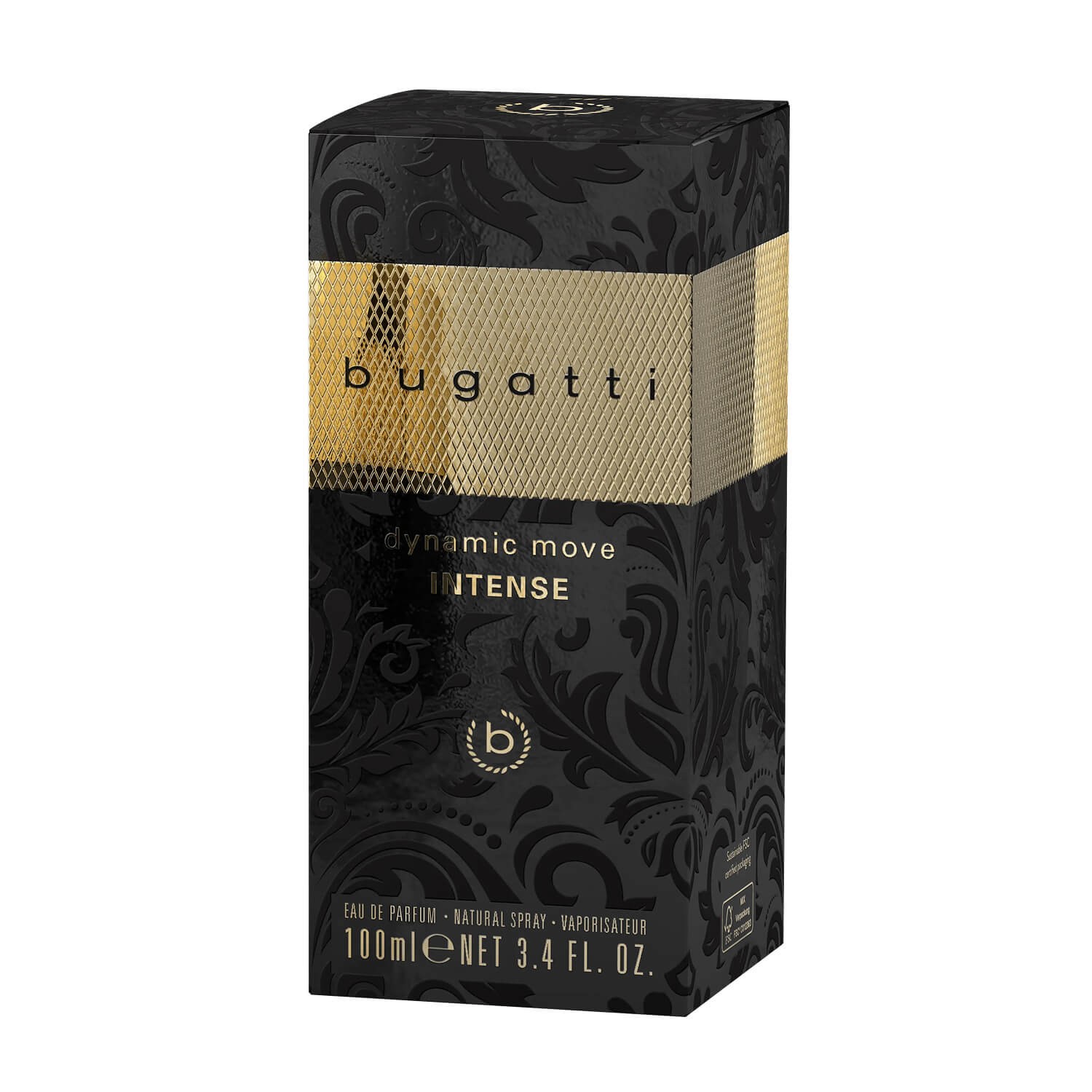 Интенсивная парфюмированная вода Bugatti Dynamic Move Intense for him