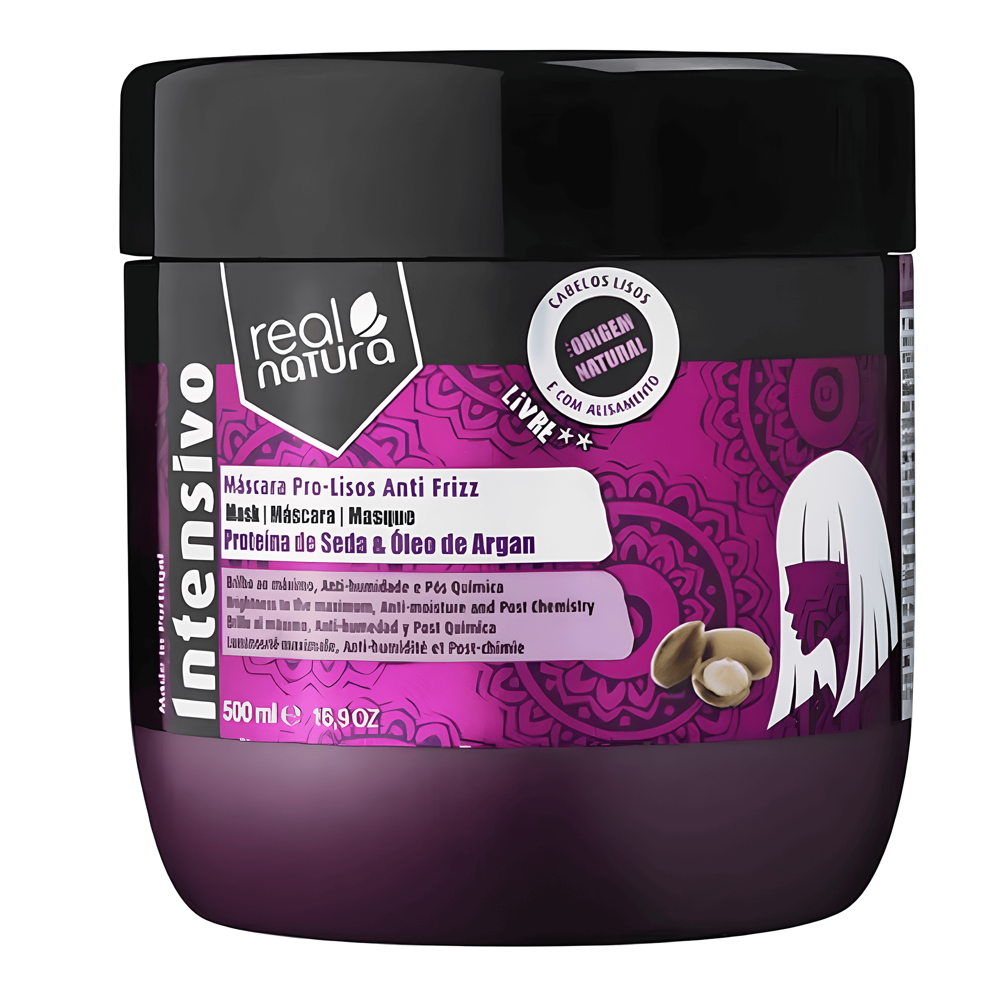 Real Natura Маска для гладкості та блиску волосся