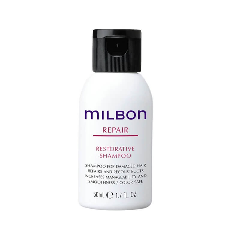 Milbon Restorative Shampoo - Відновлюючий шампунь для слабкого, пошкодженного, пофарбованного волосся