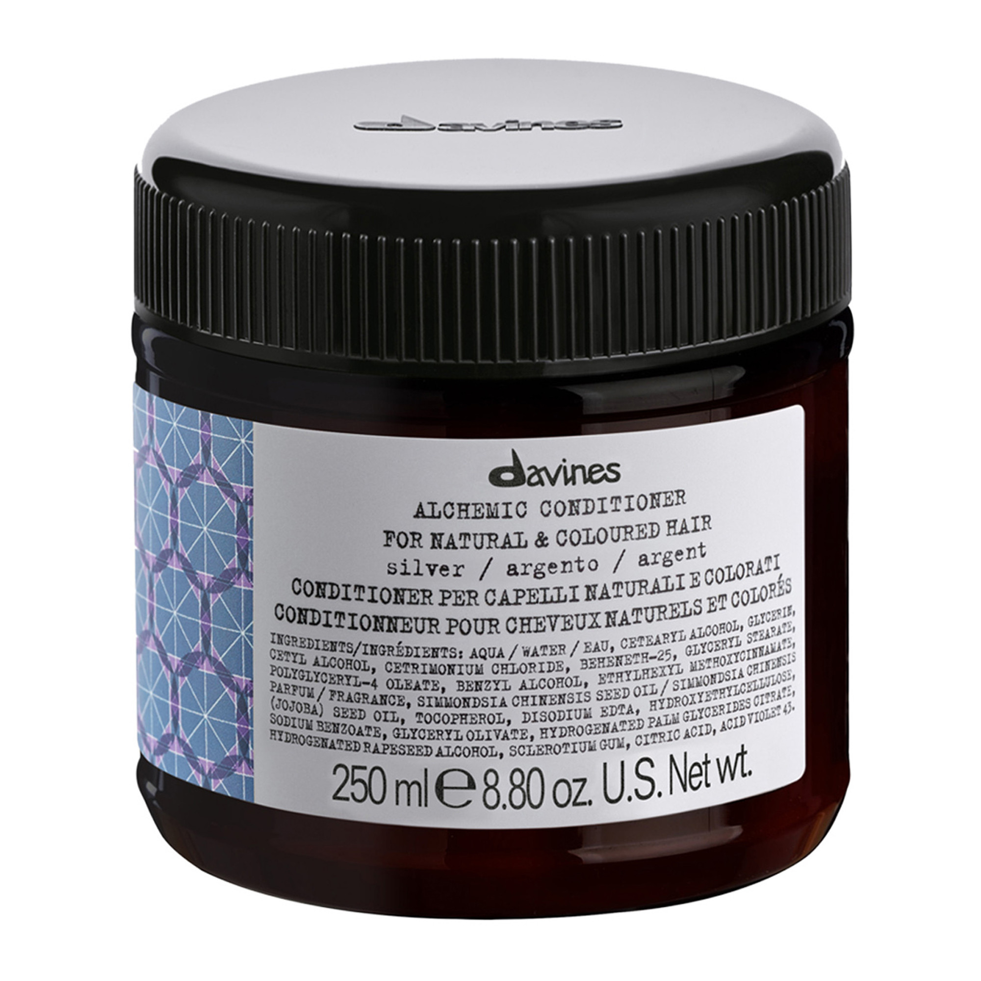 Davines Alchemic Conditioner Silver Оттеночный кондиционер для волос серебристый