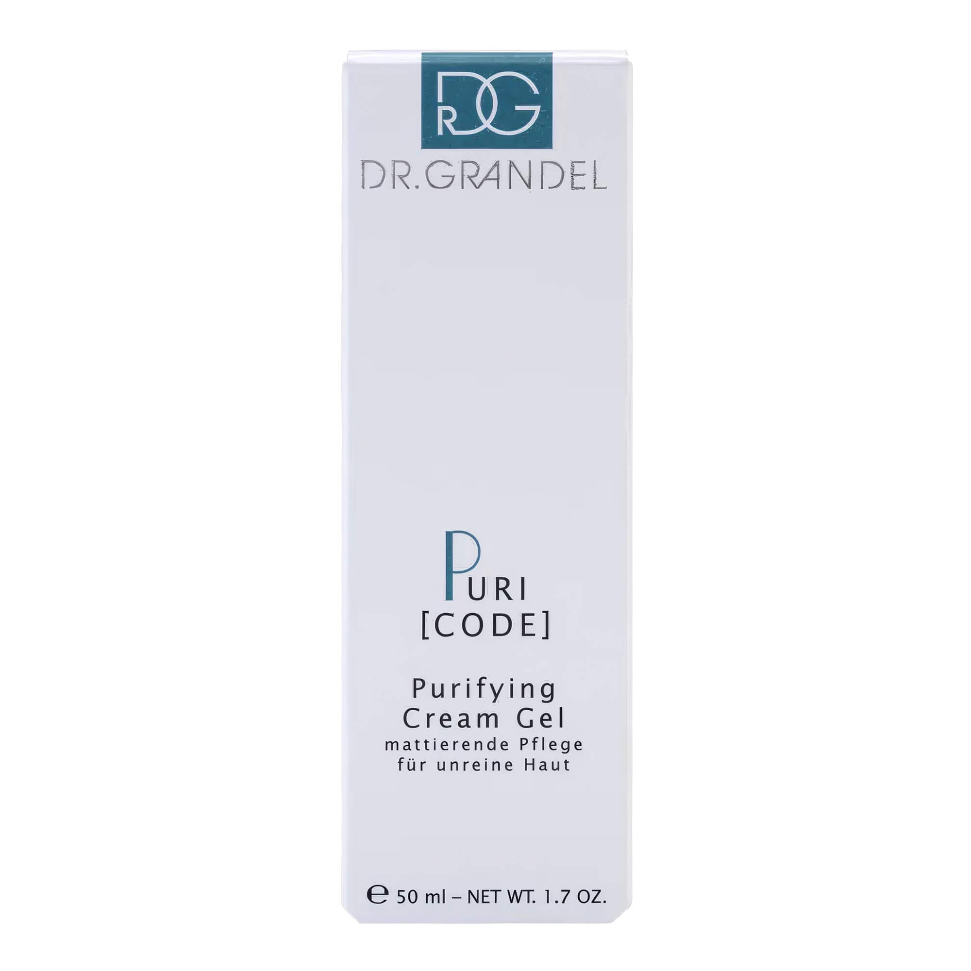 Протизапальний крем для жирної та комбінованої шкіри Dr.Grandel Puri Code Purifying Cream Gel