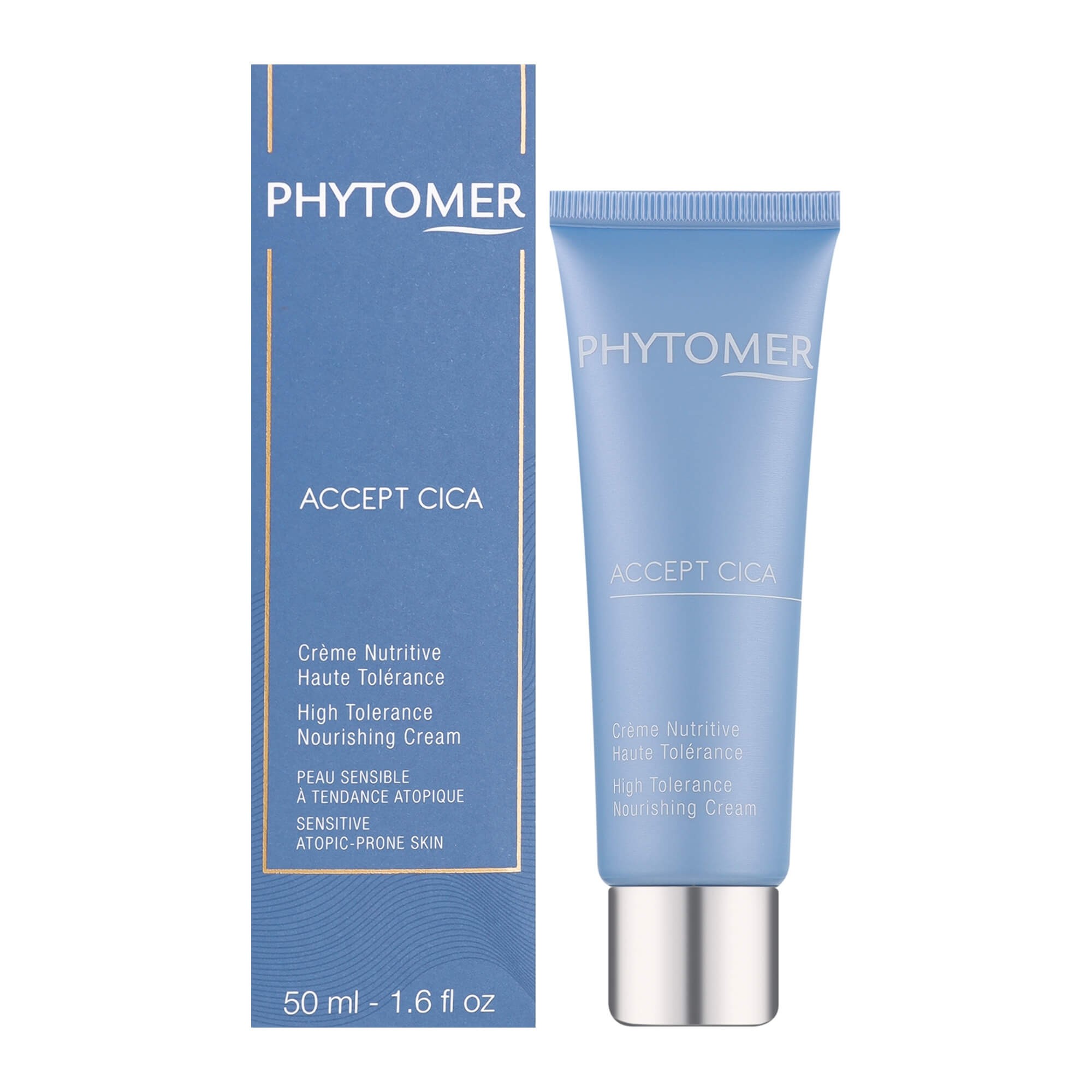Высокотолерантный питательный крем для кожи лица Phytomer Accept Cica High Tolerance Nourishing Cream