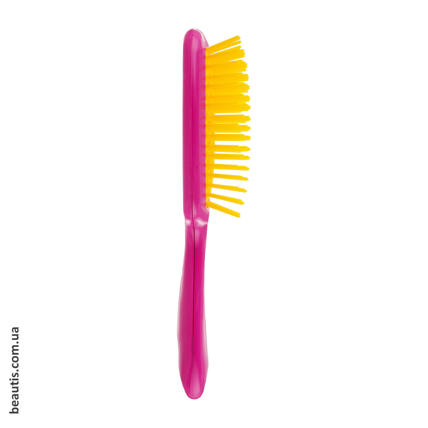 Маленький гребінець рожевий з жовтим Janeke Superbrush Small Pink & Yellow