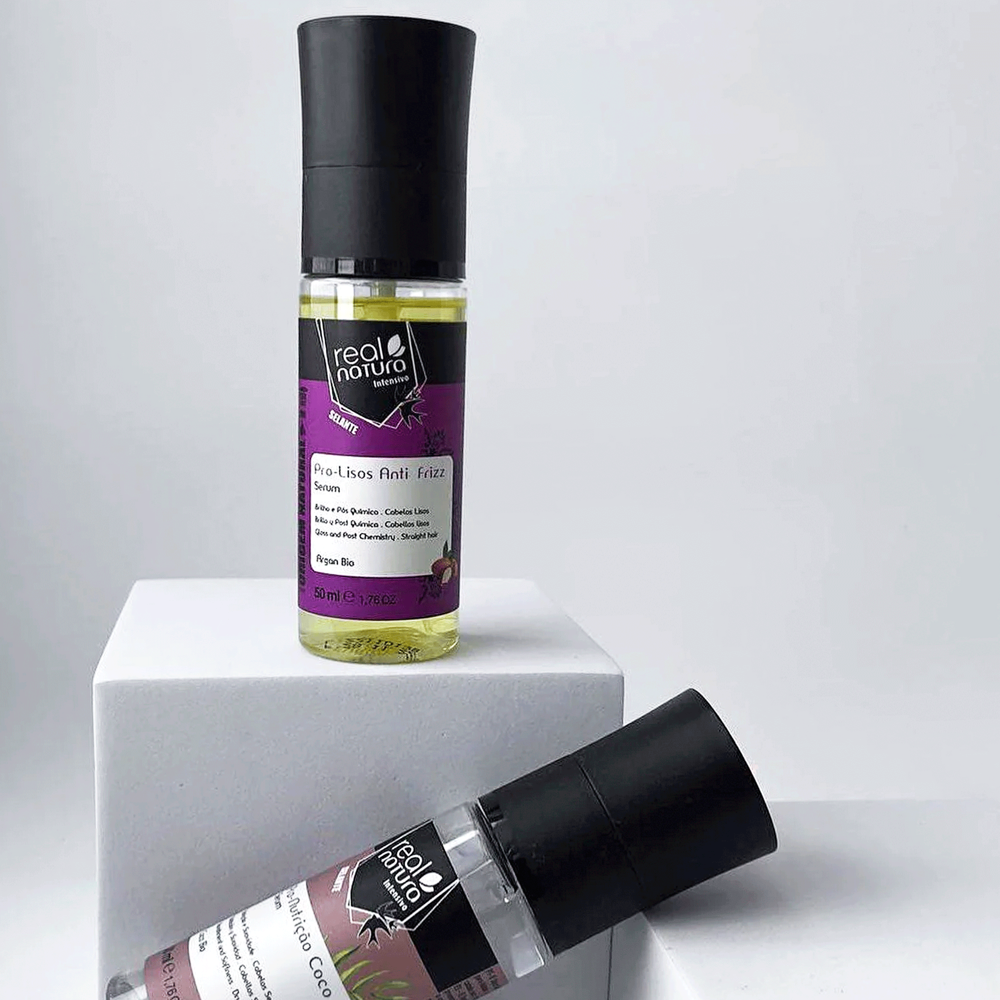 Сироватка для гладкості волосся Real Natura Sеrum Pro-Lisos Anti Frizz Argan