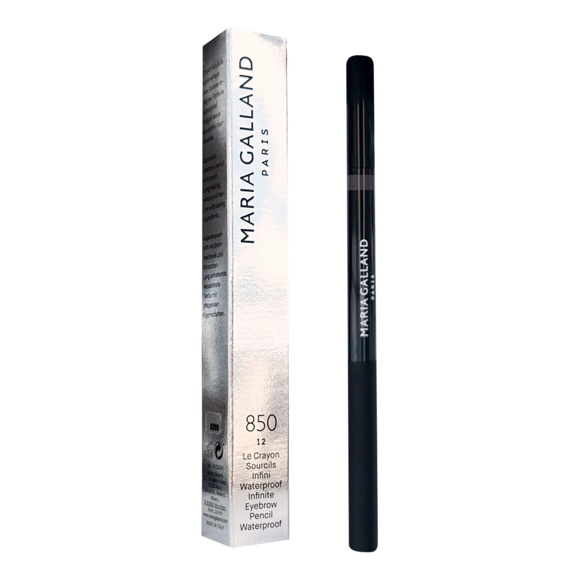 Водостійкий олівець для брів Maria Galland 850 Infini Eyebrow Pencil