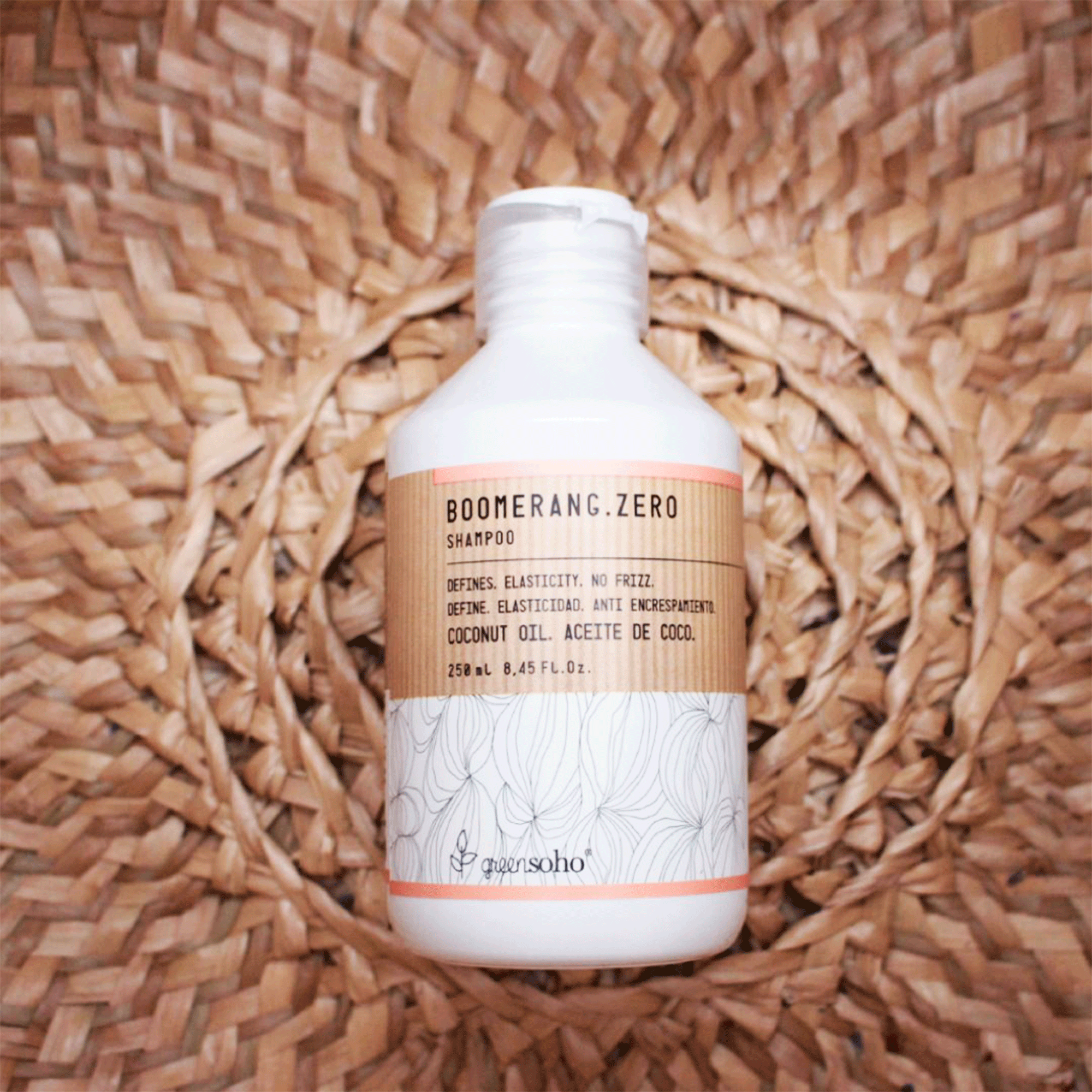 Увлажняющий шампунь для волнистых и вьющихся волос Greensoho Boomerang.Zero Shampoo