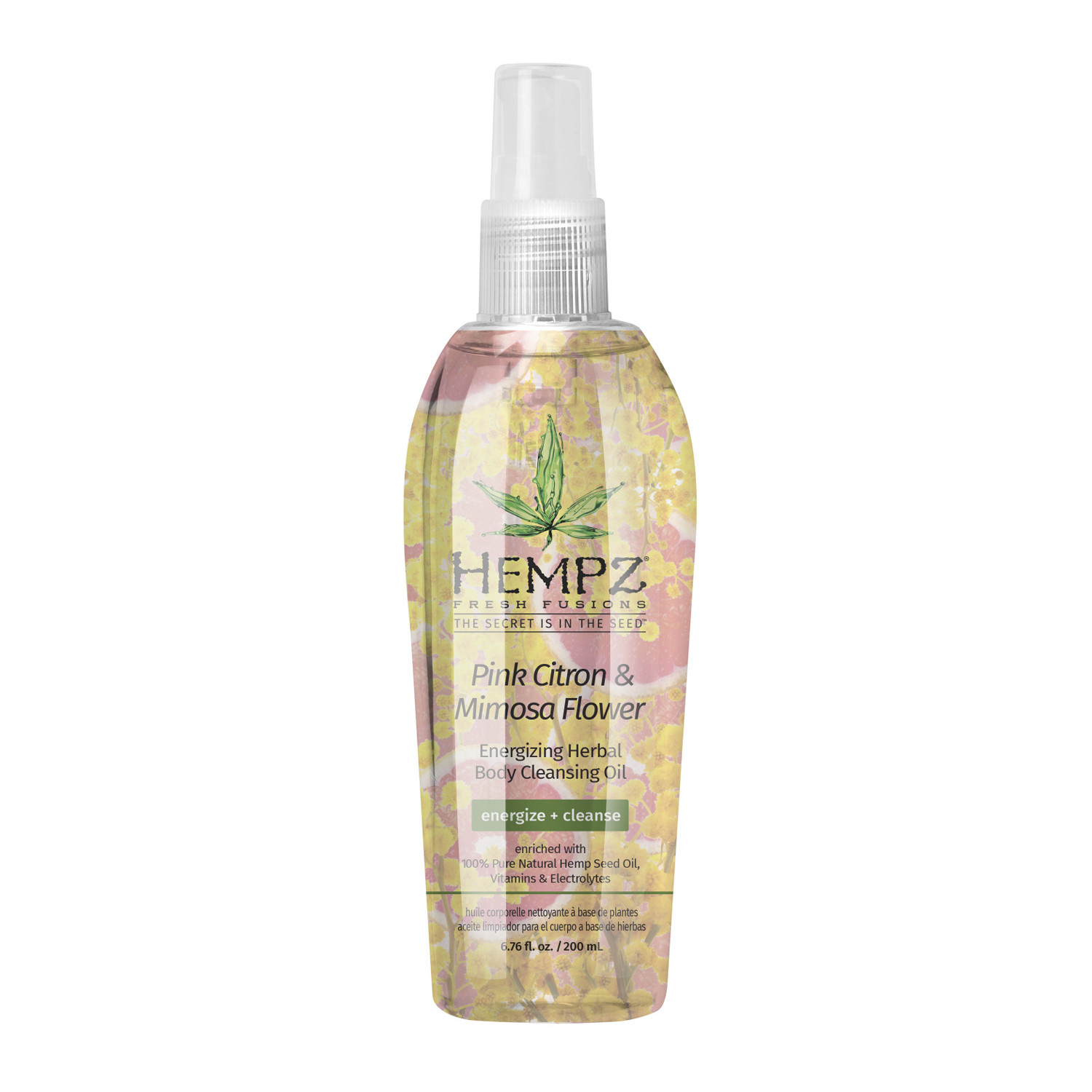 Відгуки про Hempz Fresh Fusions Pink Citron And Mimosa Flower Energizing Herbal Body Cleansing Oil - Очищающее масло для душа Розовый лимон и Мимоза