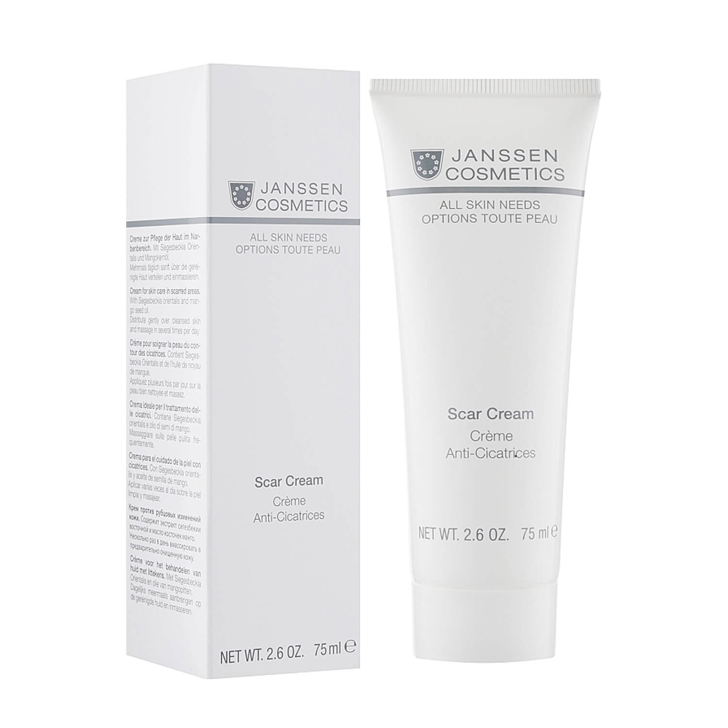 Крем против рубцовых изменений кожи Janssen Cosmetics Retexturising Scar Cream 