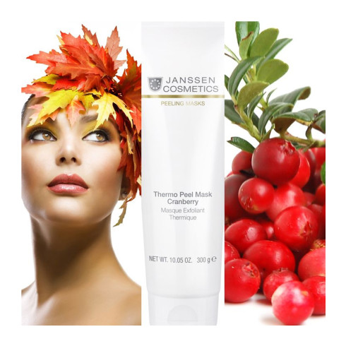 Термомаска-пилинг "Клюква" Janssen Cosmetics Thermo Peel Mask "Cranberry"