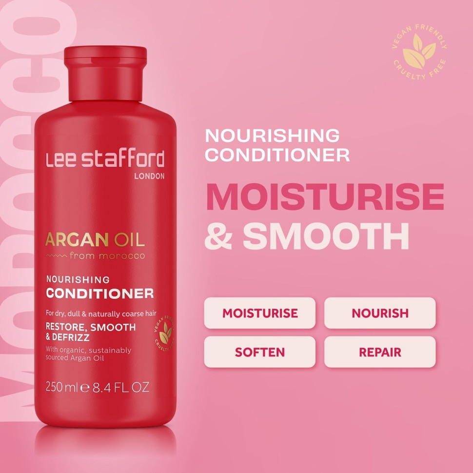 Питательный кондиционер с аргановым маслом Lee Stafford Argan Oil Nourishing Conditioner