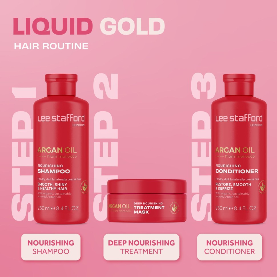 Питательный кондиционер с аргановым маслом Lee Stafford Argan Oil Nourishing Conditioner