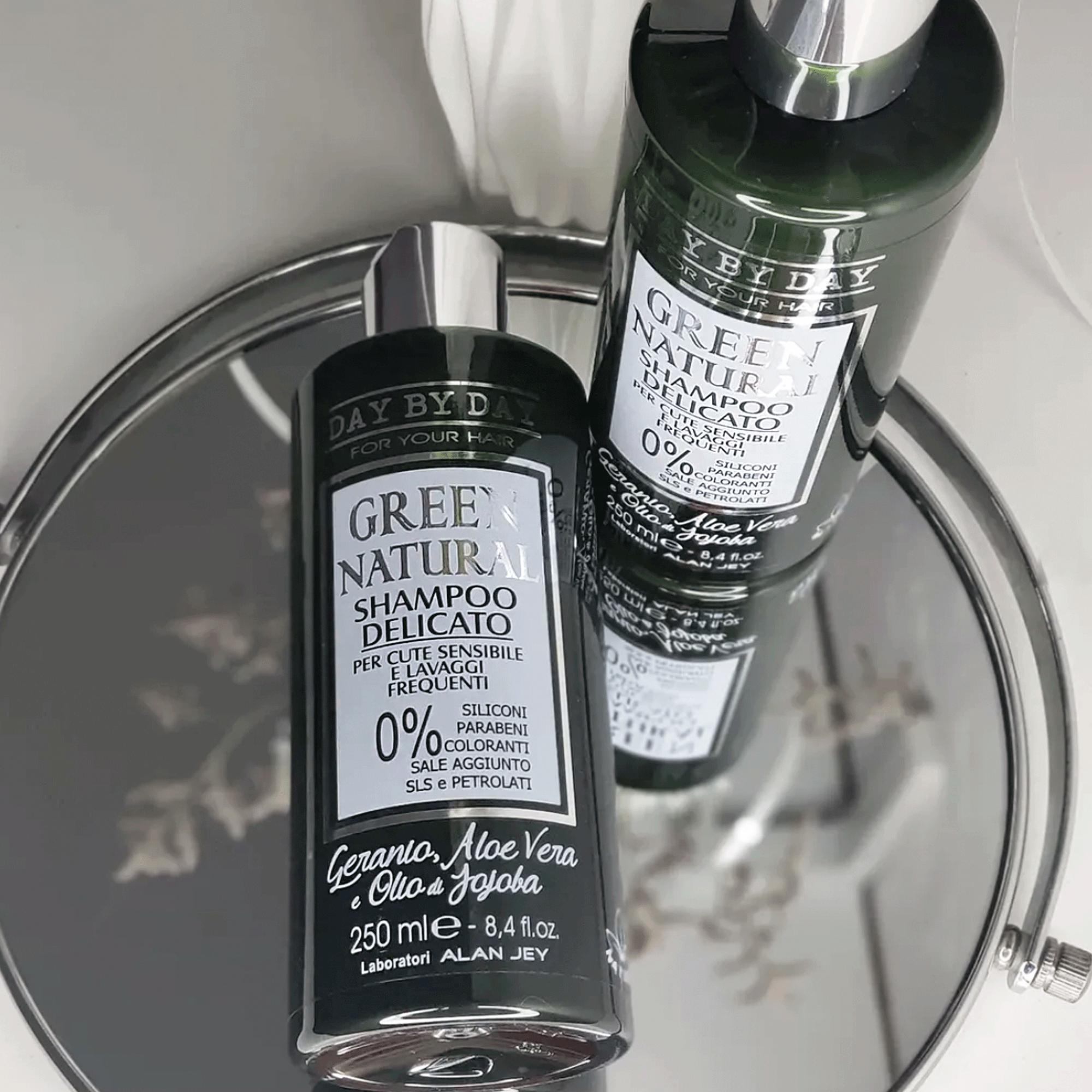 Шампунь деликатный для чувствительной кожи и частого применения Alan Jey Green Natural Delicate Shampoo