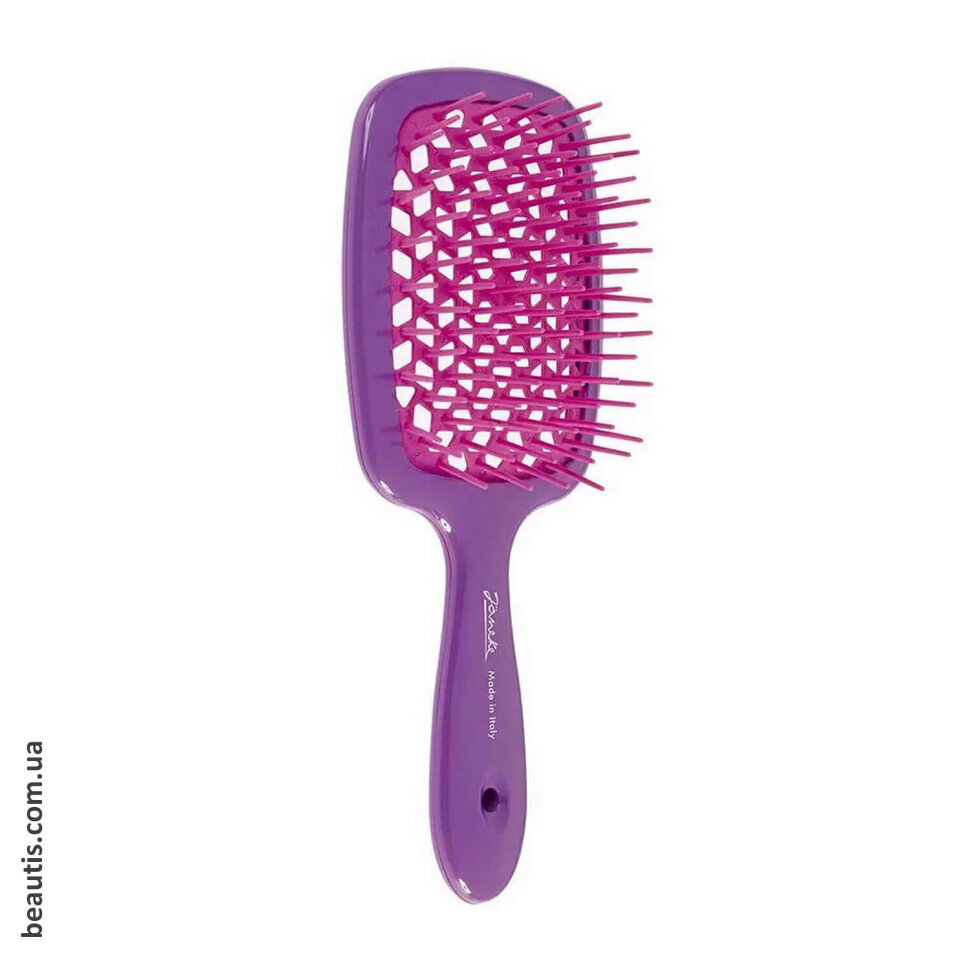 Маленький гребінець фіолетовий Janeke Superbrush Small Violet