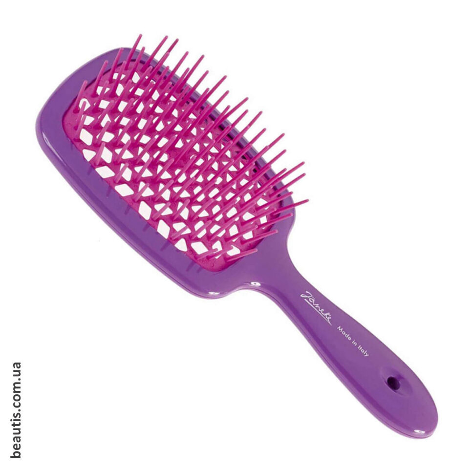 Маленький гребінець фіолетовий Janeke Superbrush Small Violet