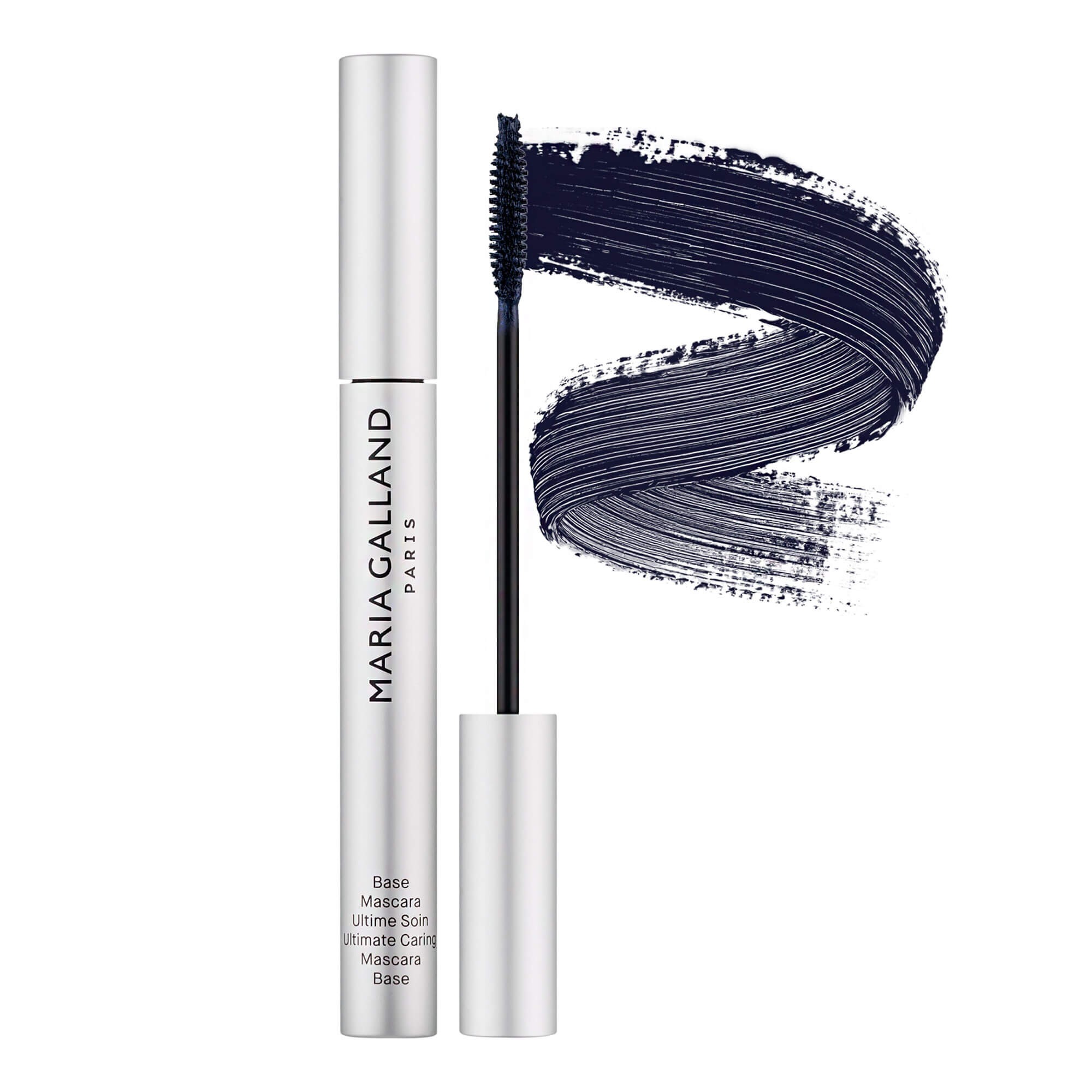 Базовая темно-синяя тушь для укрепления и роста ресниц Maria Galland 860 Ultimate Caring Mascara Base