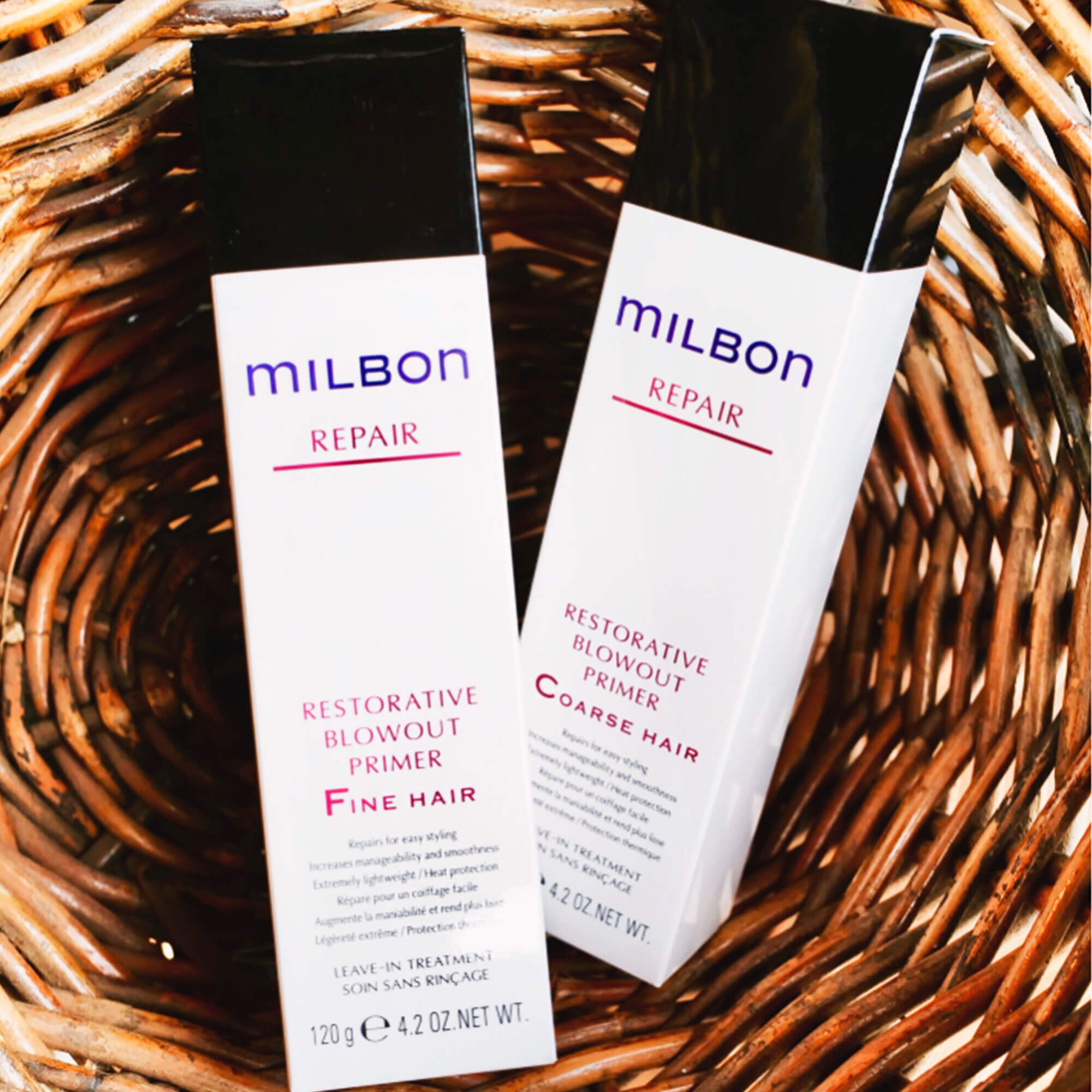 Відновлююча есенція для тонкого волосся Milbon Restorative Blowout Primer Hine Fair