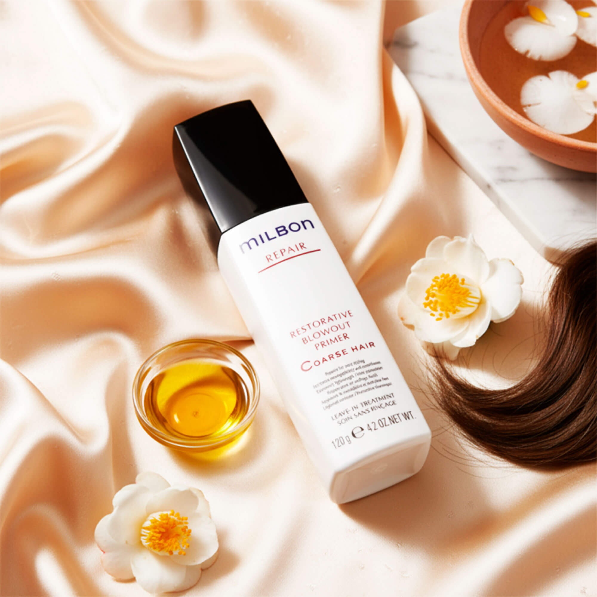 Відновлююча есенція для тонкого волосся Milbon Restorative Blowout Primer Hine Fair